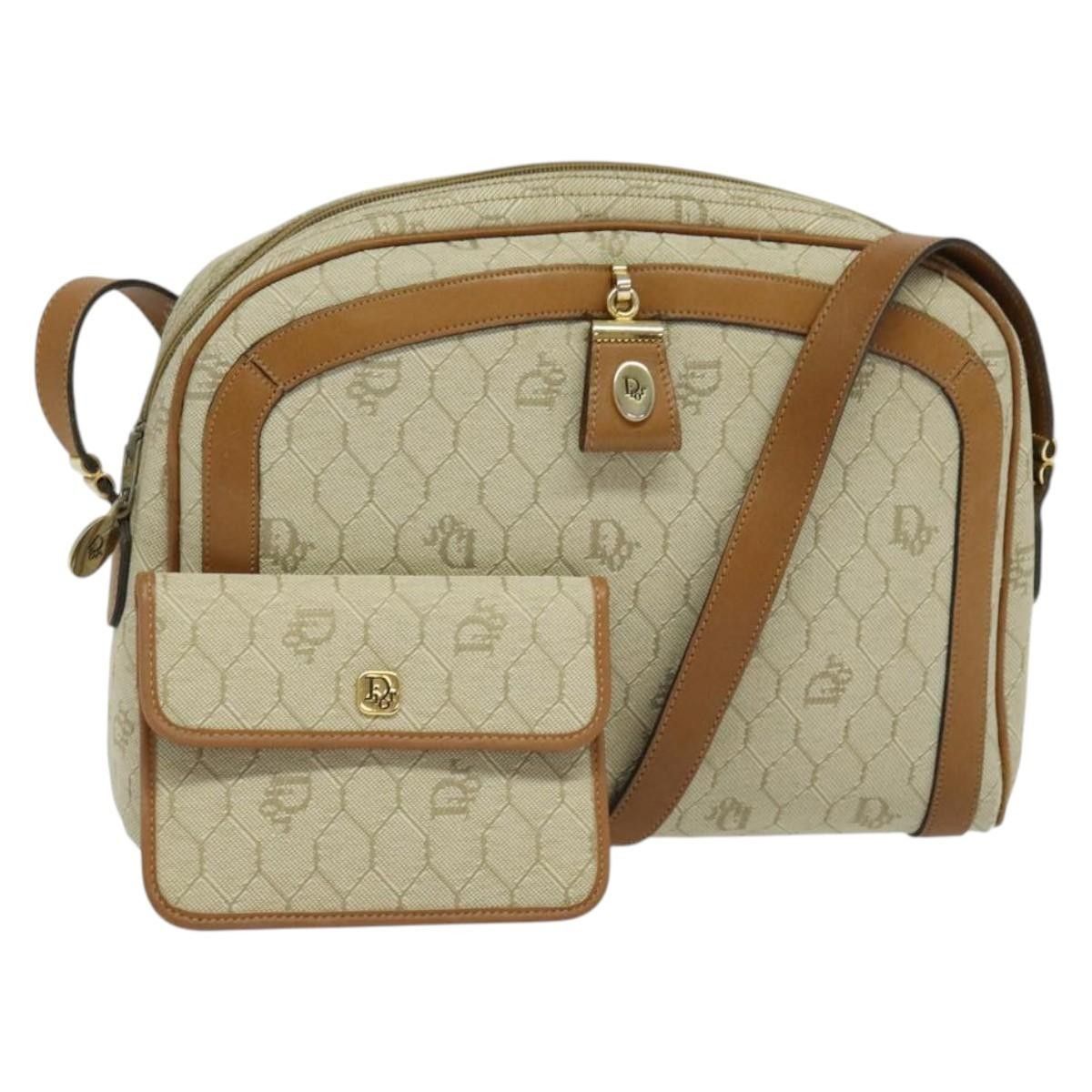 Dior Christian Dior Vintage Honeycomb Shoulder Bag Canvas Size ONE SIZE - 1 Thumbnail