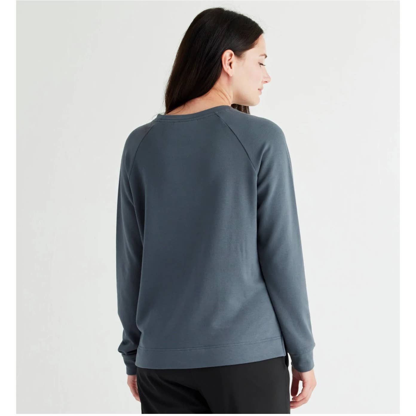 Zelos Activewear Womens Sweatshirt Size Medium Gray Slouchy