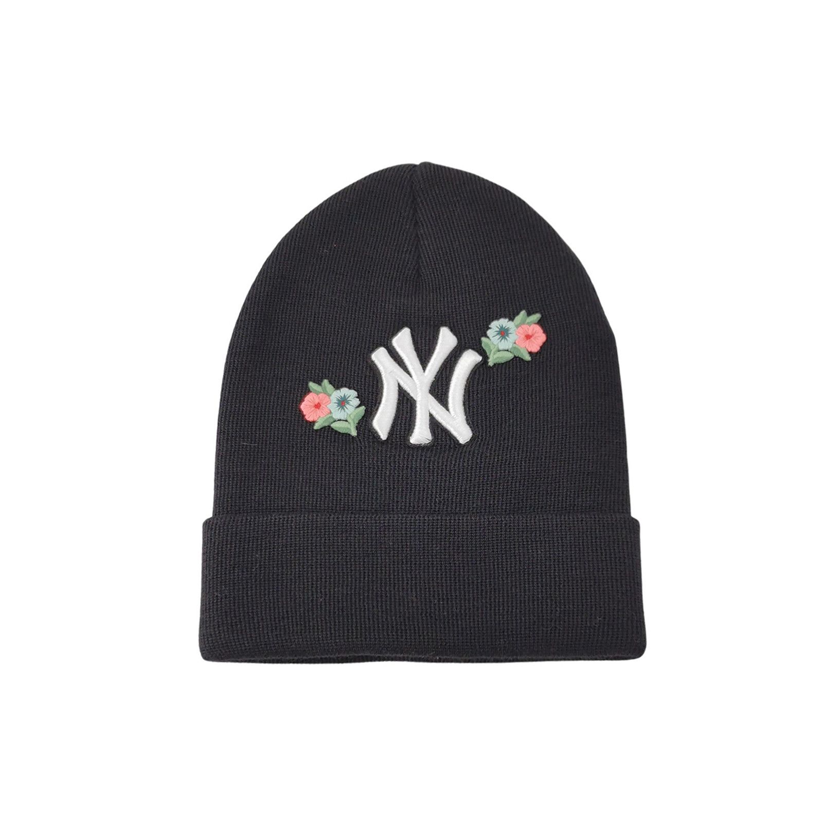 Gucci Gucci Floral Embroidered NY Beanie Size ONE SIZE Size ONE SIZE - 1 Thumbnail