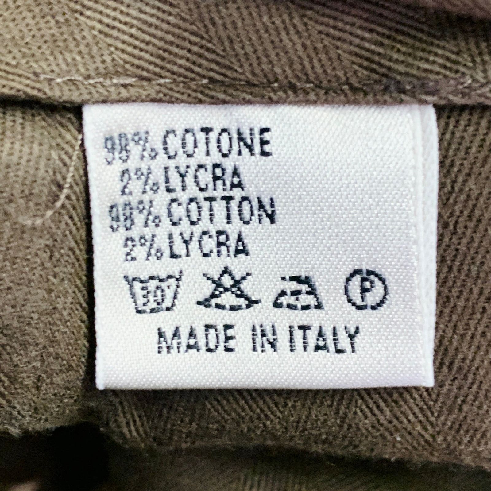 Other Size 36 Khaki Cotton Blend Twill Flat Front Casual Pants Size US 36 / EU 52 - 6 Thumbnail
