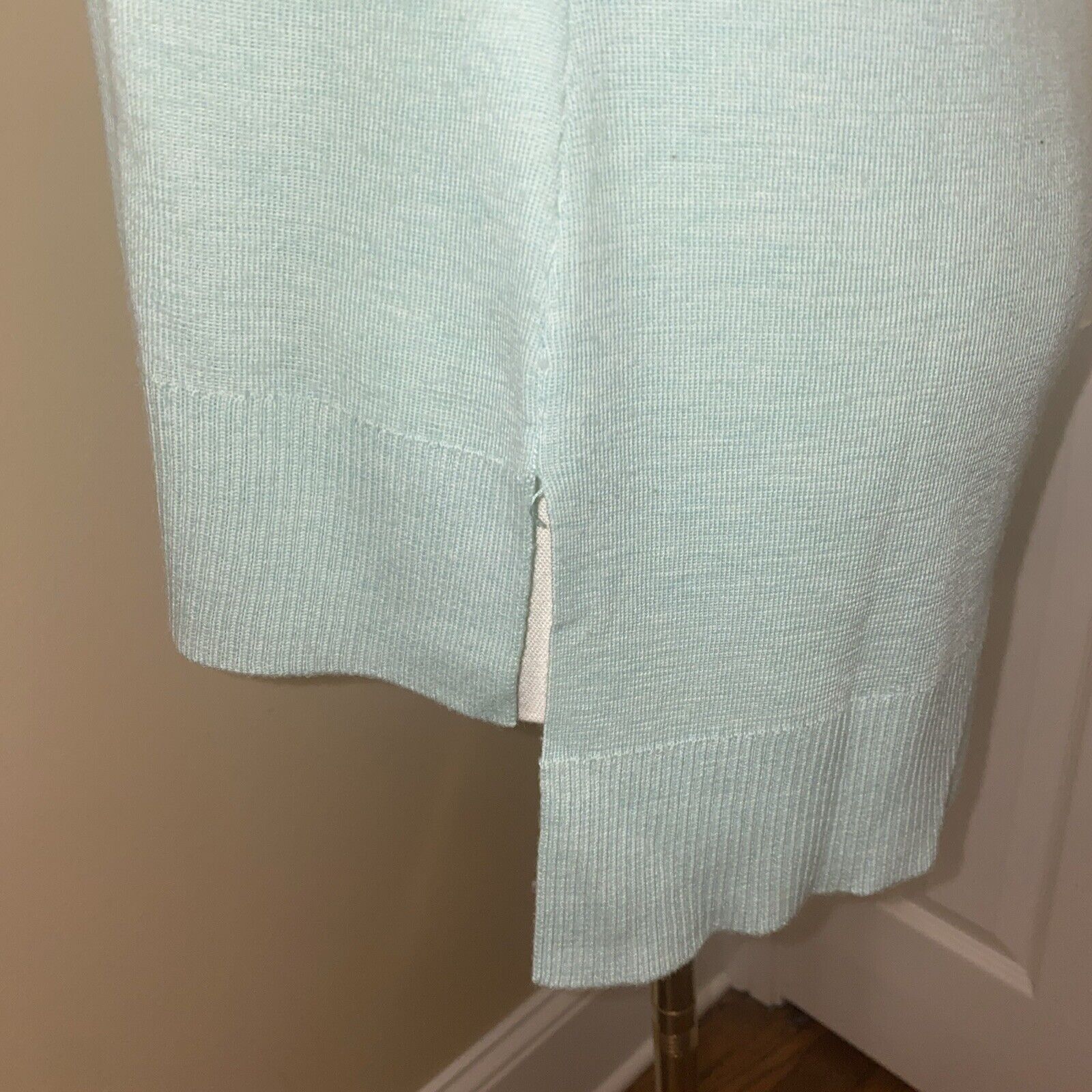 Eileen Fisher EILEEN FISHER Sea Foam Womens sz PP 100% Merino Wool Sweater Size S / US 4 / IT 40 - 4 Thumbnail