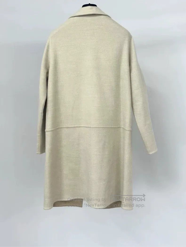 Hermes Hermes Oatmeal Double-sided Cashmere Overcoat Size XS / US 0-2 / IT 36-38 - 2 Thumbnail