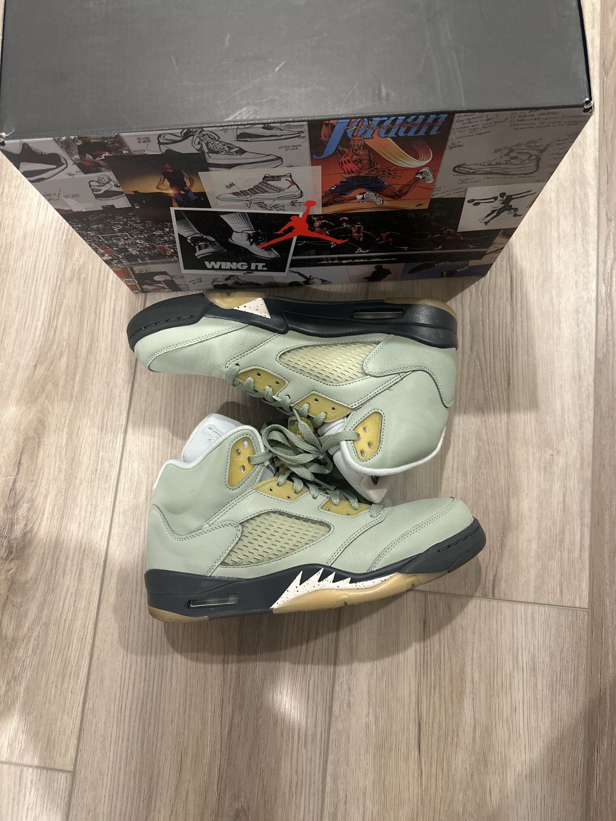 Jordan Brand Jordan 5 Retro Jade Horizon Size US 9.5 / EU 42-43 - 1 Thumbnail