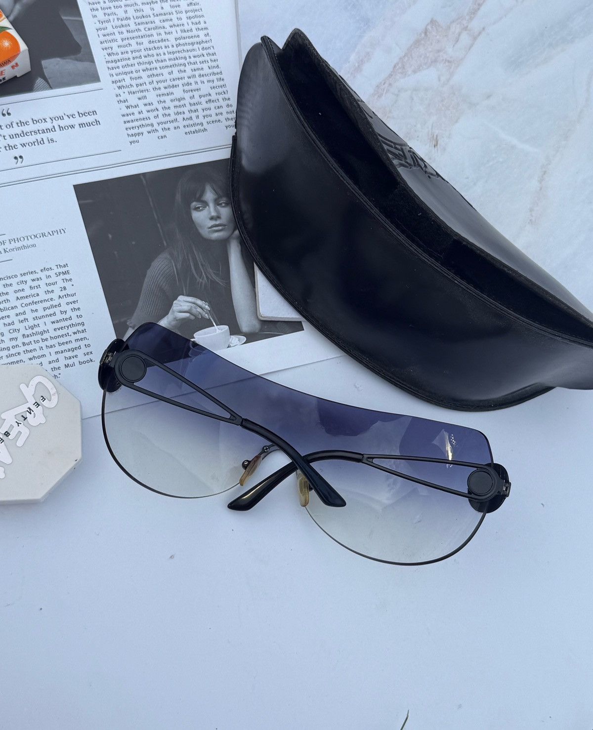 Versace Versace vintage mask sunglasses mod 2036 Size ONE SIZE - 8 Thumbnail