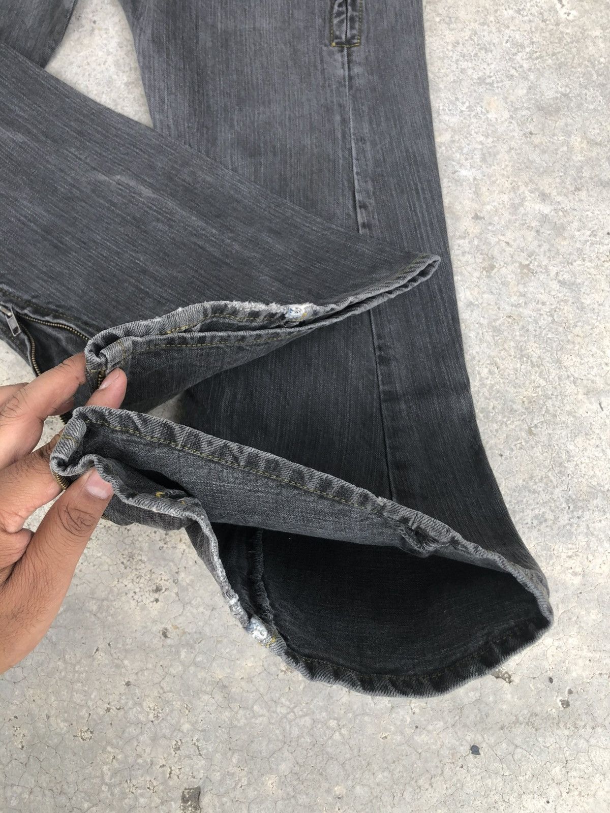 If Six Was Nine Japanese One After Flared Jeans Distressed Jeans Size US 33 - 18 Thumbnail