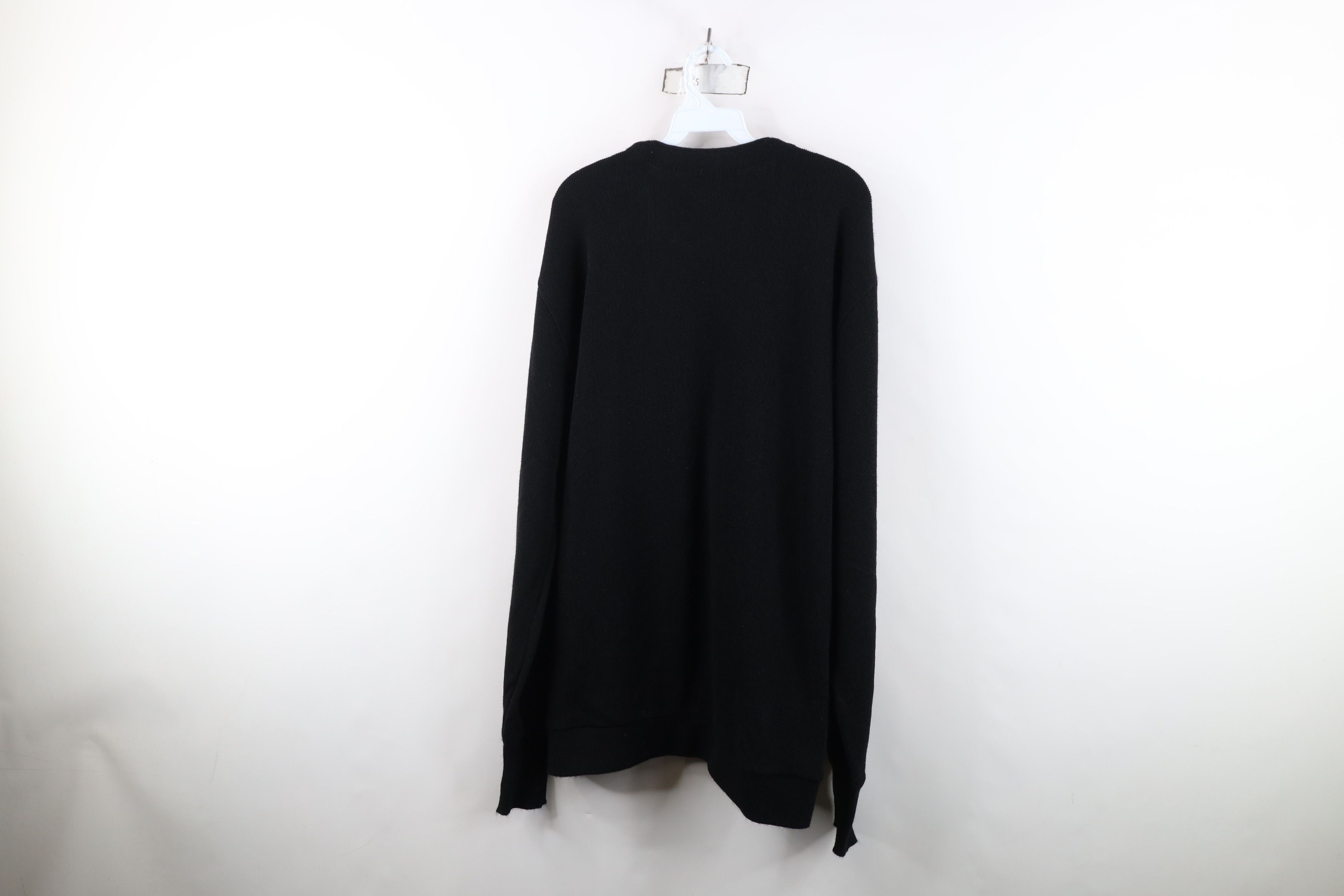 Vintage Vintage 90s Streetwear Button Cardigan Sweater Black USA Size US XL / EU 56 / 4 - 11 Thumbnail