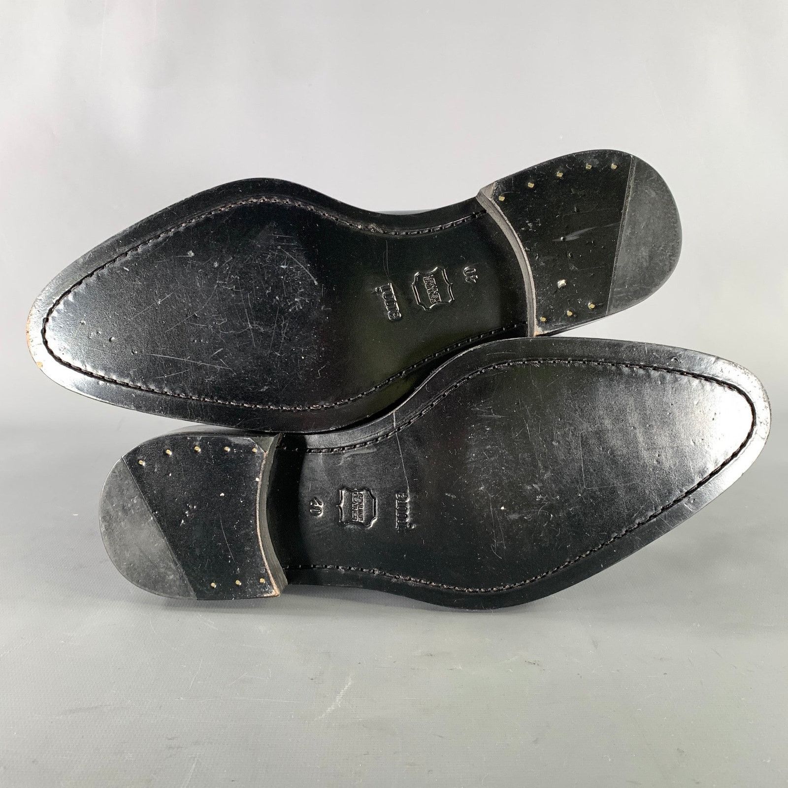 AMI AMI by ALEXANDRE MATTIUSSI Black Leather Pull On Boots Size US 7 / EU 40 - 6 Thumbnail