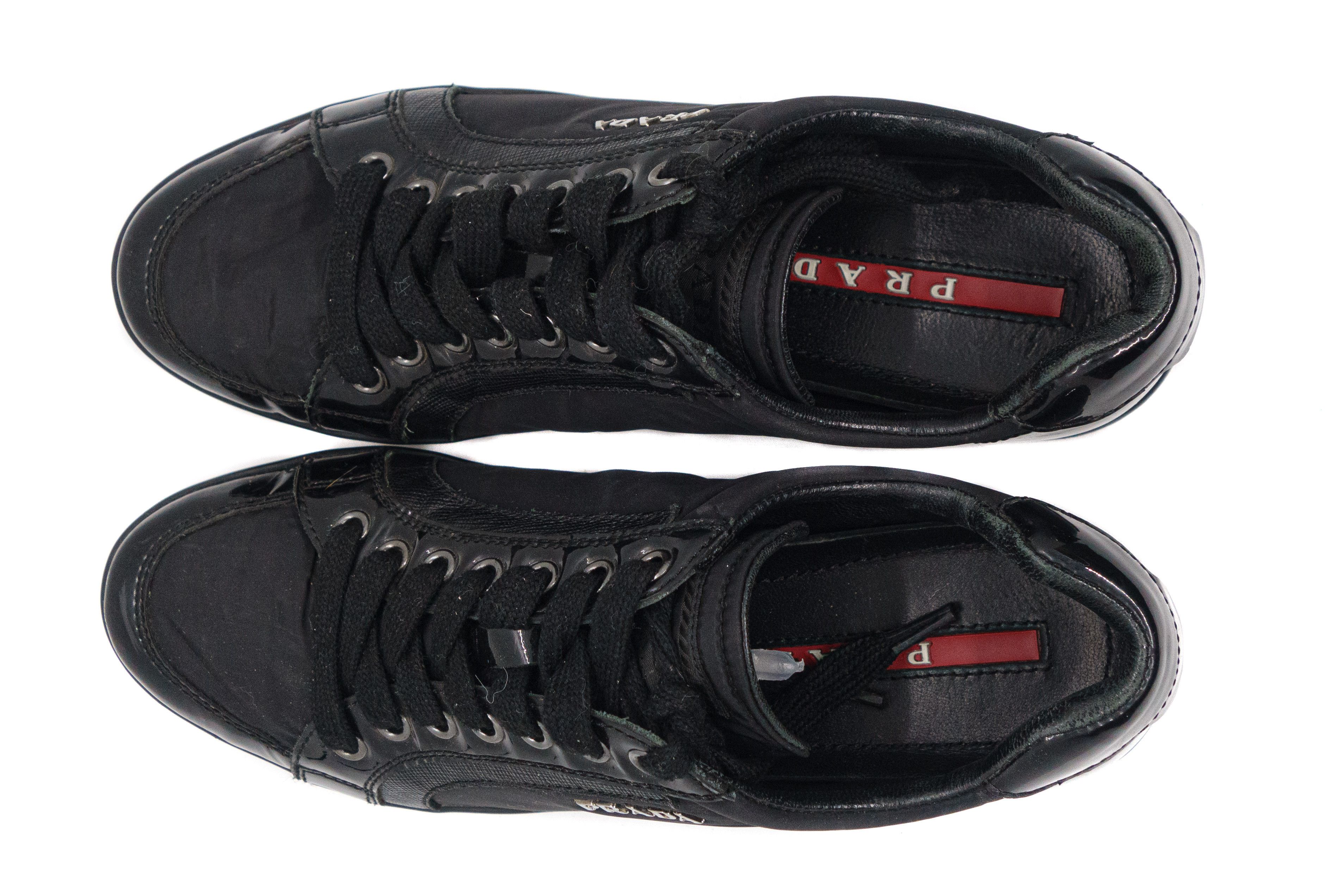 Prada Sport Logo Nylon Low Sneakers Size US 6 / IT 36 - 3 Thumbnail