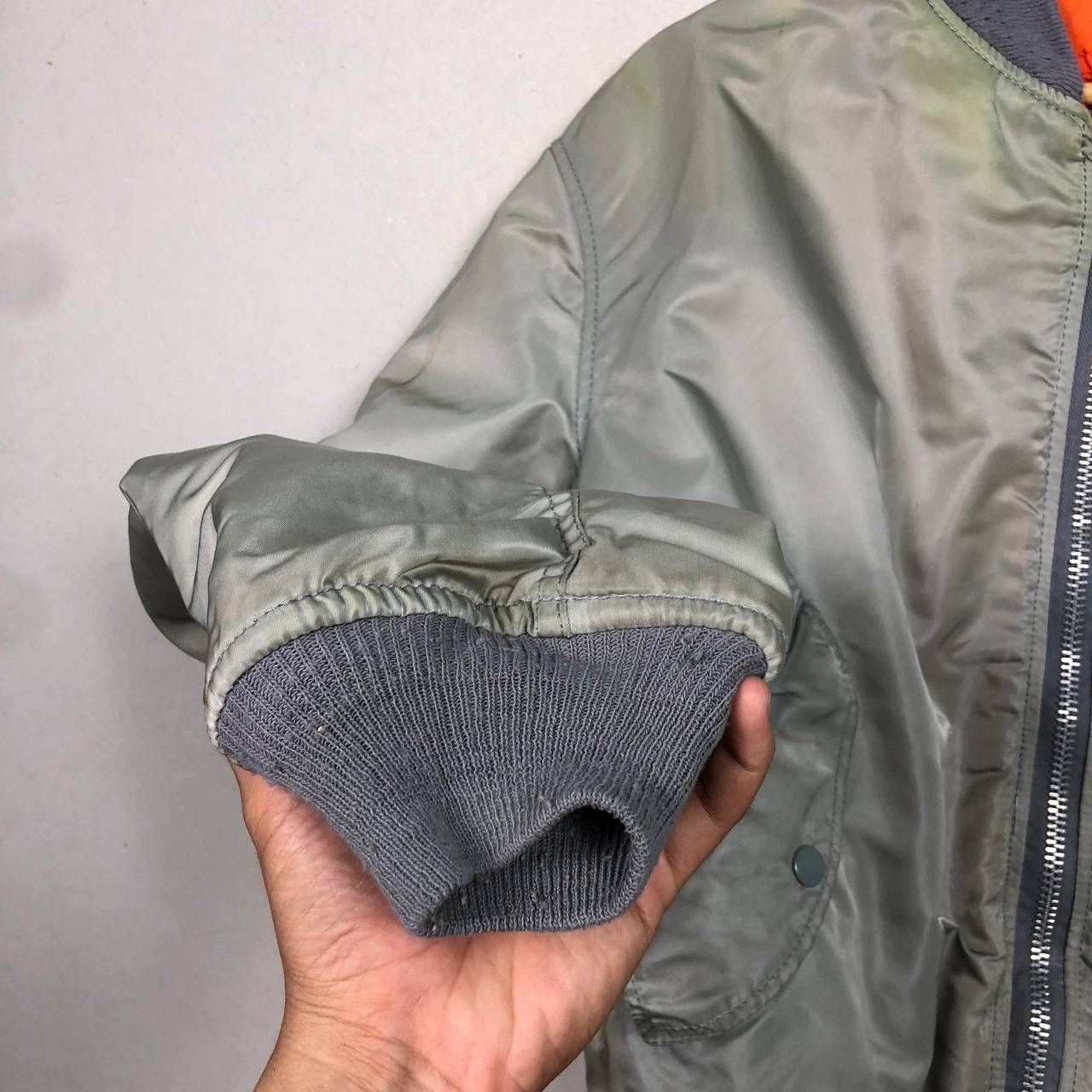 Alpha Industries Vintage 90s Alpha Industries Military Bomber Jacket Size US L / EU 52-54 / 3 - 6 Thumbnail