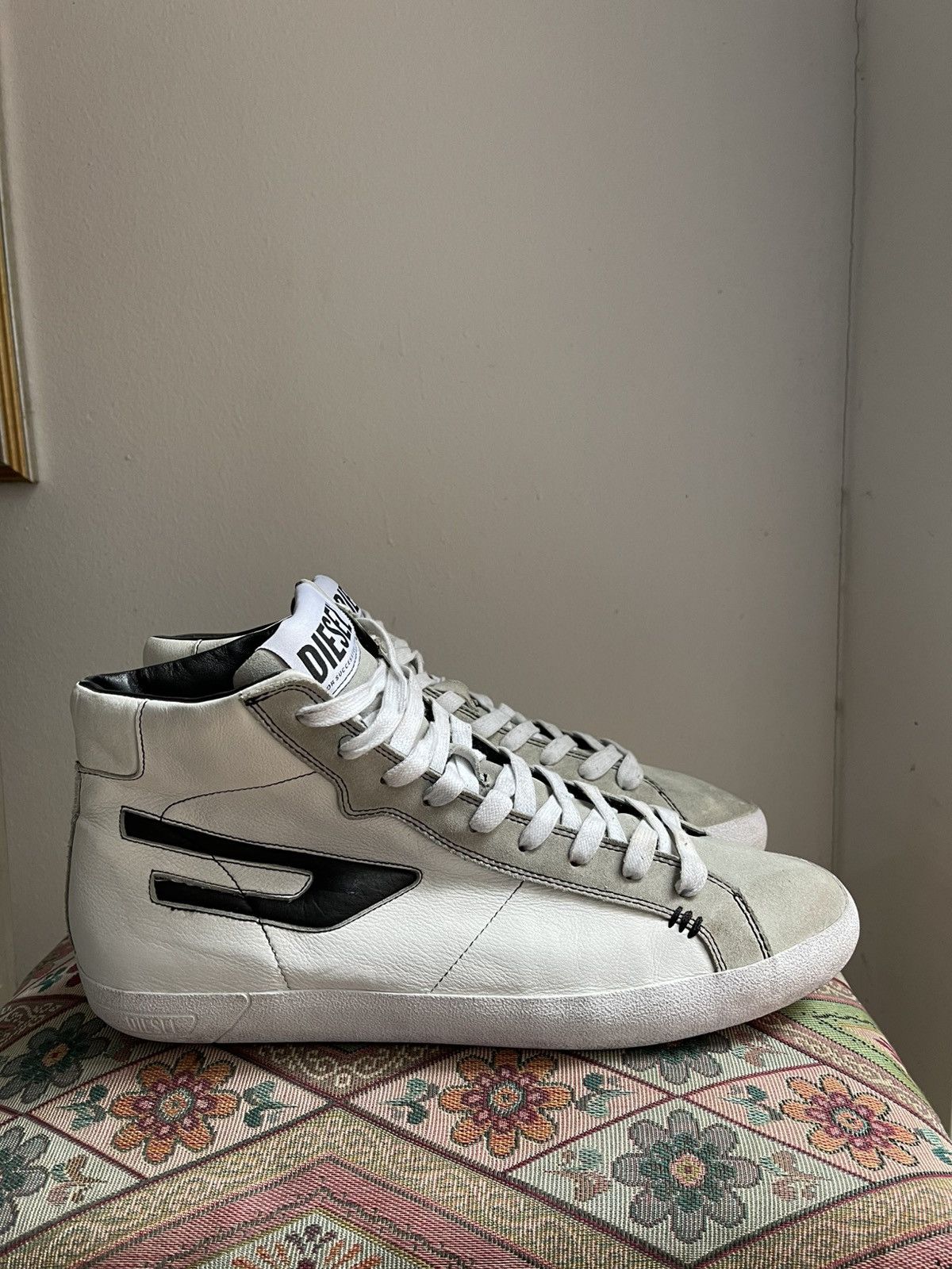 Diesel Diesel S-LEROJI Mid Leather Shoes Size US 12.5 / EU 45-46 - 1 Thumbnail
