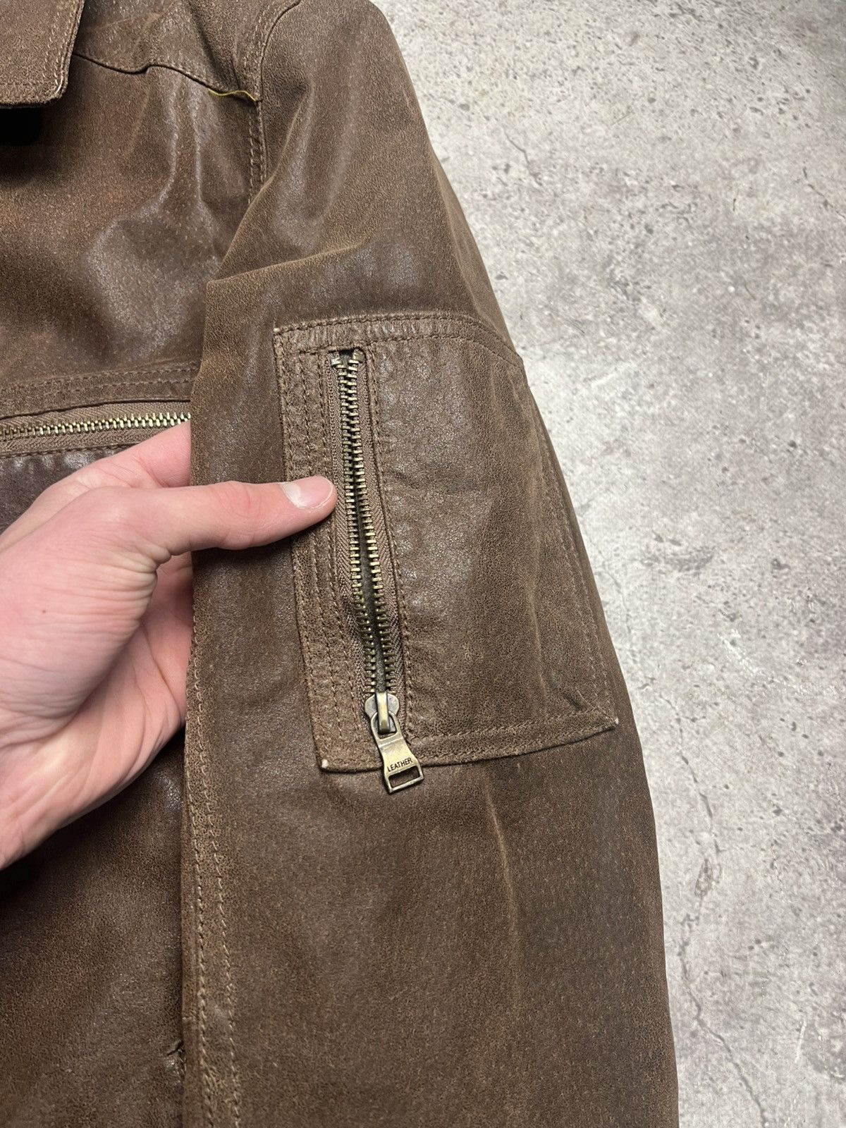 Alpha Industries Alpha Industries leather jacket Size US M / EU 48-50 / 2 - 3 Thumbnail