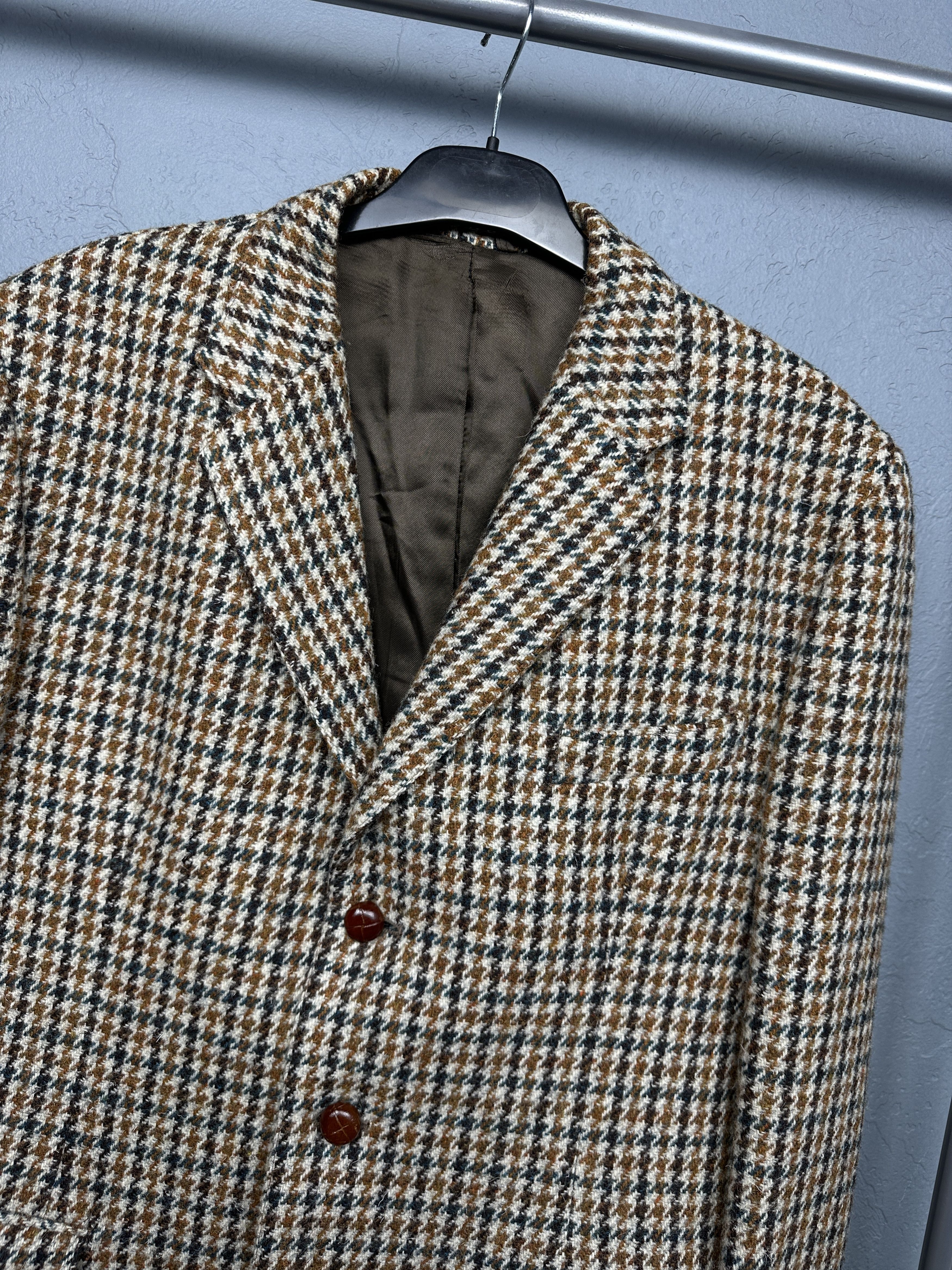 Harris Tweed Harris Tweed 90s Vintage Wool Three Buttons Blazer Jacket Size US M / EU 48-50 / 2 - 2 Thumbnail