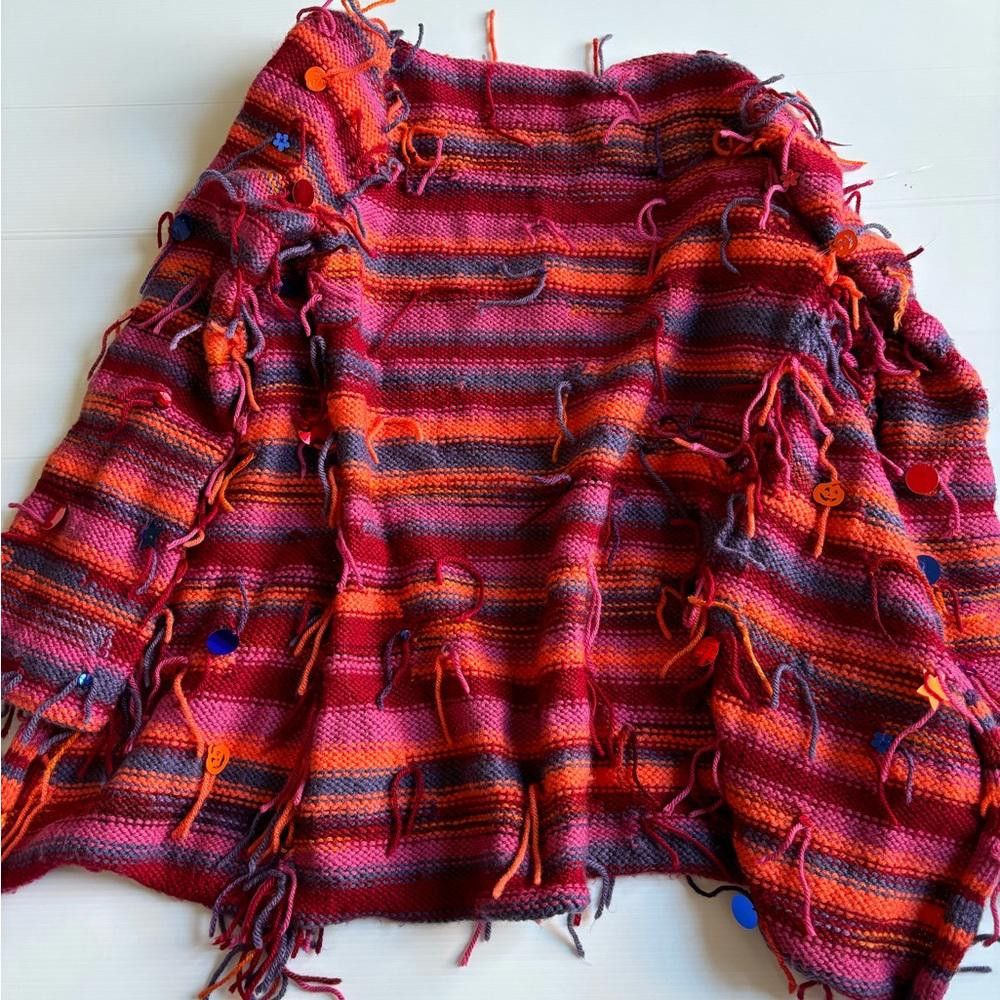 Designer Grunge knitted halloween sweater Size M / US 6-8 / IT 42-44 - 2 Thumbnail