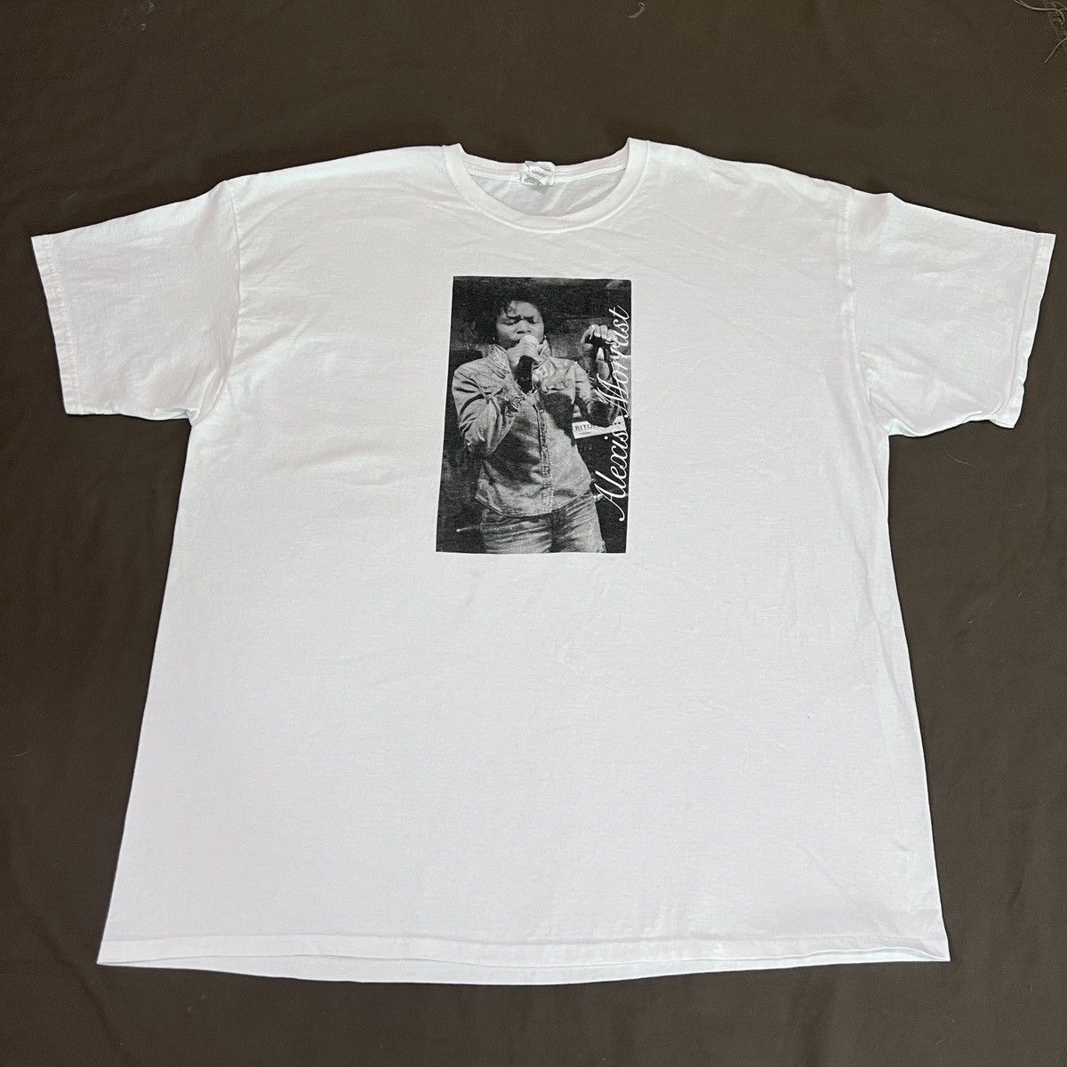 Band Tees Alexis Morrast Tee 2XL Soul Jazz R&B Funk Size US XXL / EU 58 / 5 - 2 Thumbnail