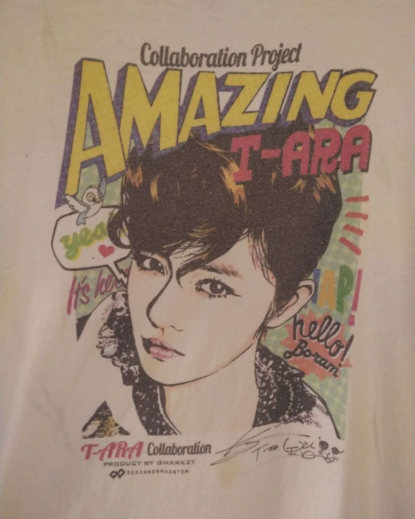 Band Tees T-Ara Amazing Collaboration Member Graphic Signed Idol Tee Size US M / EU 48-50 / 2 - 2 Thumbnail