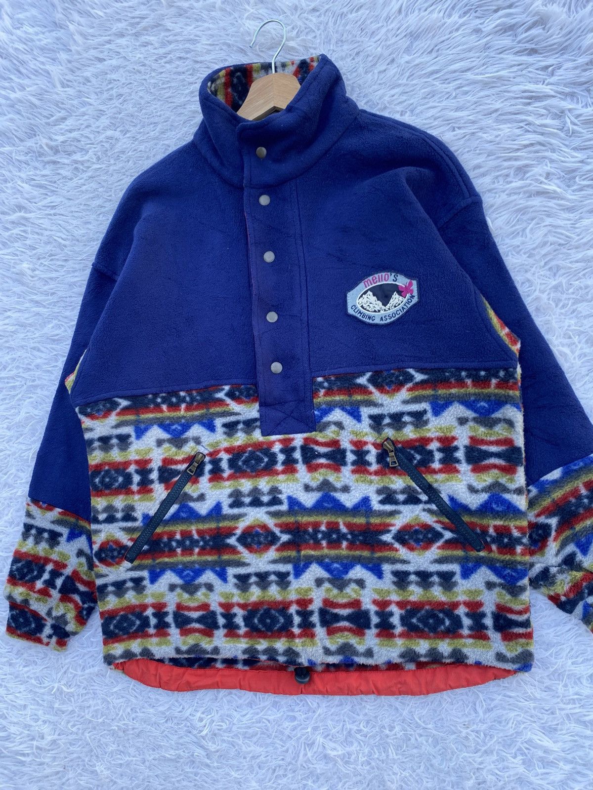 Polartec Rare Vintage Polartec Fleece Climbing Jacket Size US L / EU 52-54 / 3 - 7 Thumbnail