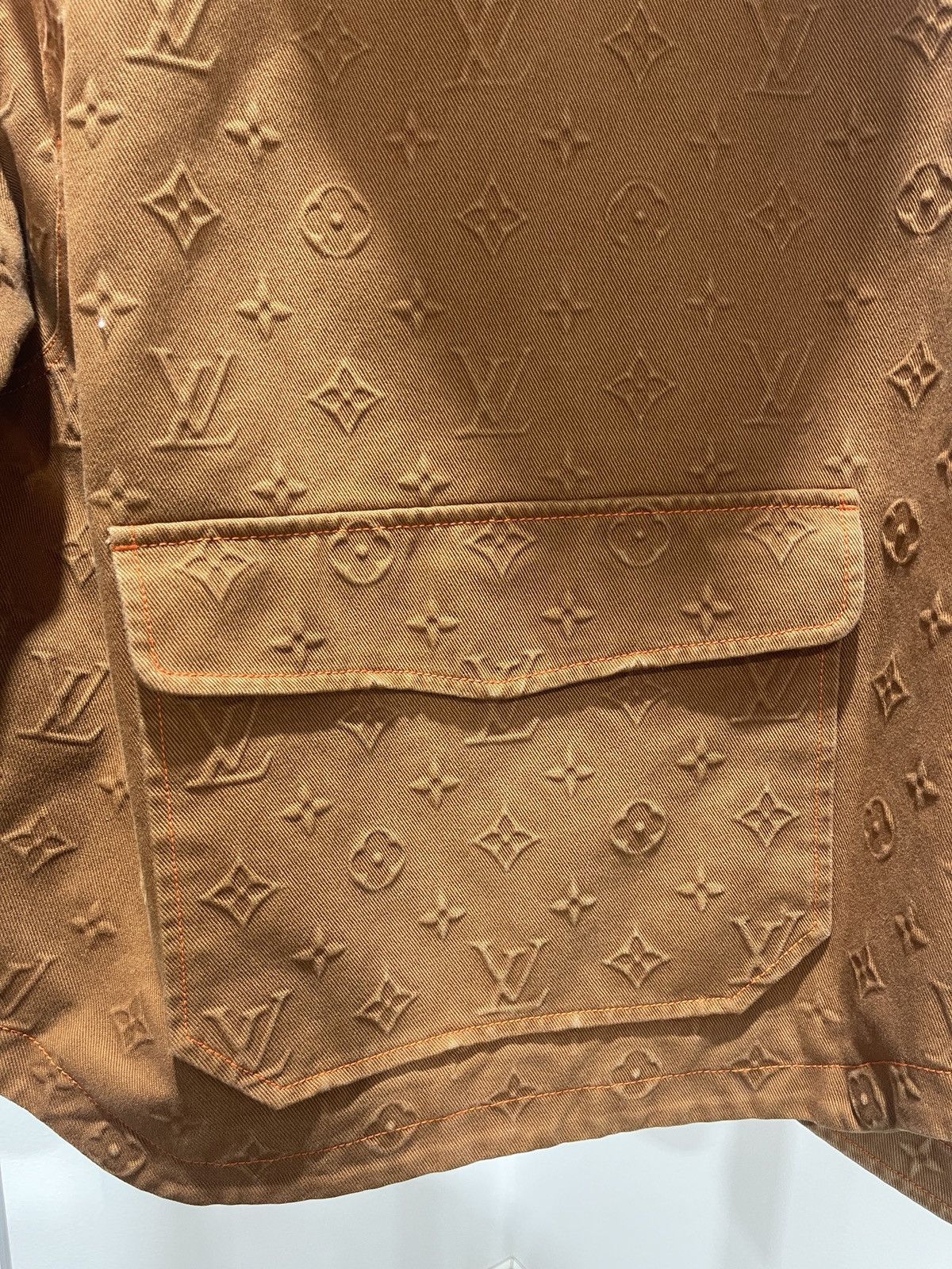 Louis Vuitton Louis Vuitton Carpenter Orange Brown Jacket Size US L / EU 52-54 / 3 - 4 Thumbnail