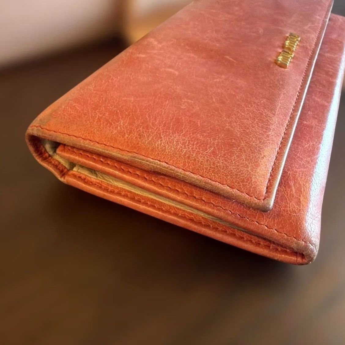 Miu Miu miu miu Women Wallet Pink Leather Long Limited Edition Designer Collection Size ONE SIZE - 7 Thumbnail