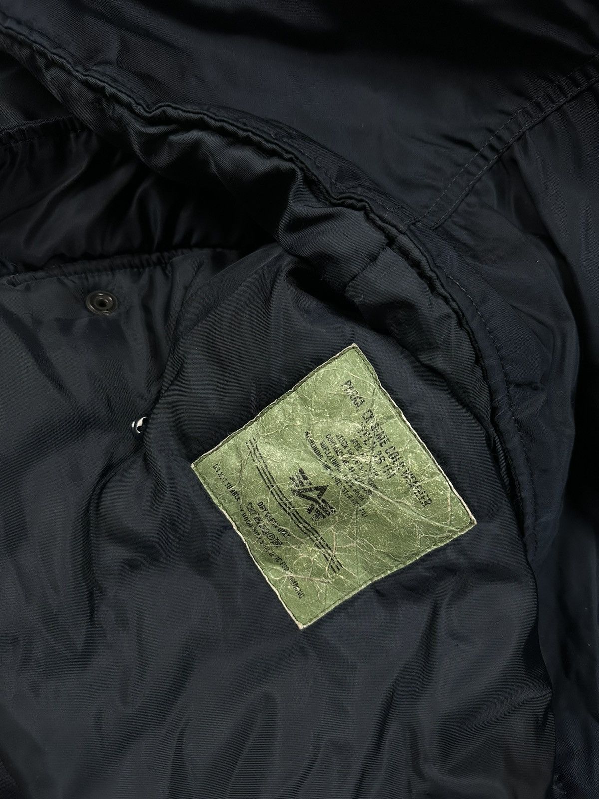 Alpha Industries × Vintage Vintage Y2K Alpha Industries Parka N-3B N Navy Jacket Size US M / EU 48-50 / 2 - 13 Thumbnail