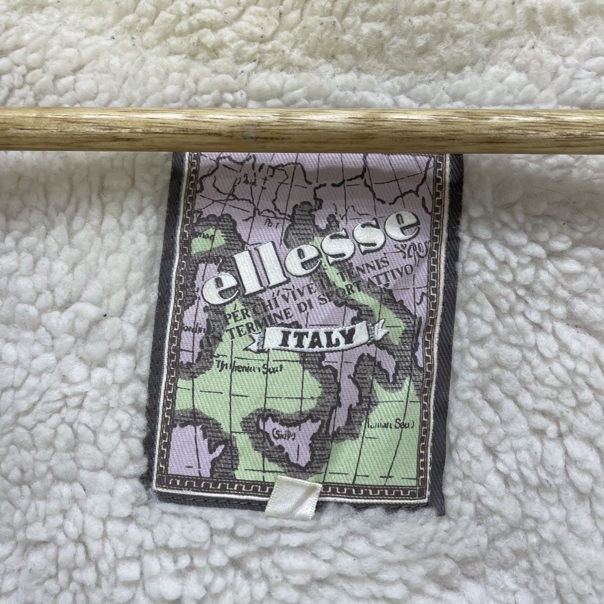 Ellesse × Vintage Vintage Ellesse Full Print Shearling Light Jacket Size M / US 6-8 / IT 42-44 - 6 Thumbnail