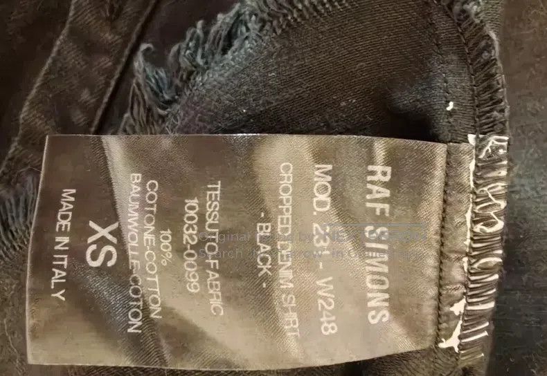 Other Raf Simons Leather brand fur edge short women's denim jack Size XS / US 0-2 / IT 36-38 - 8 Thumbnail