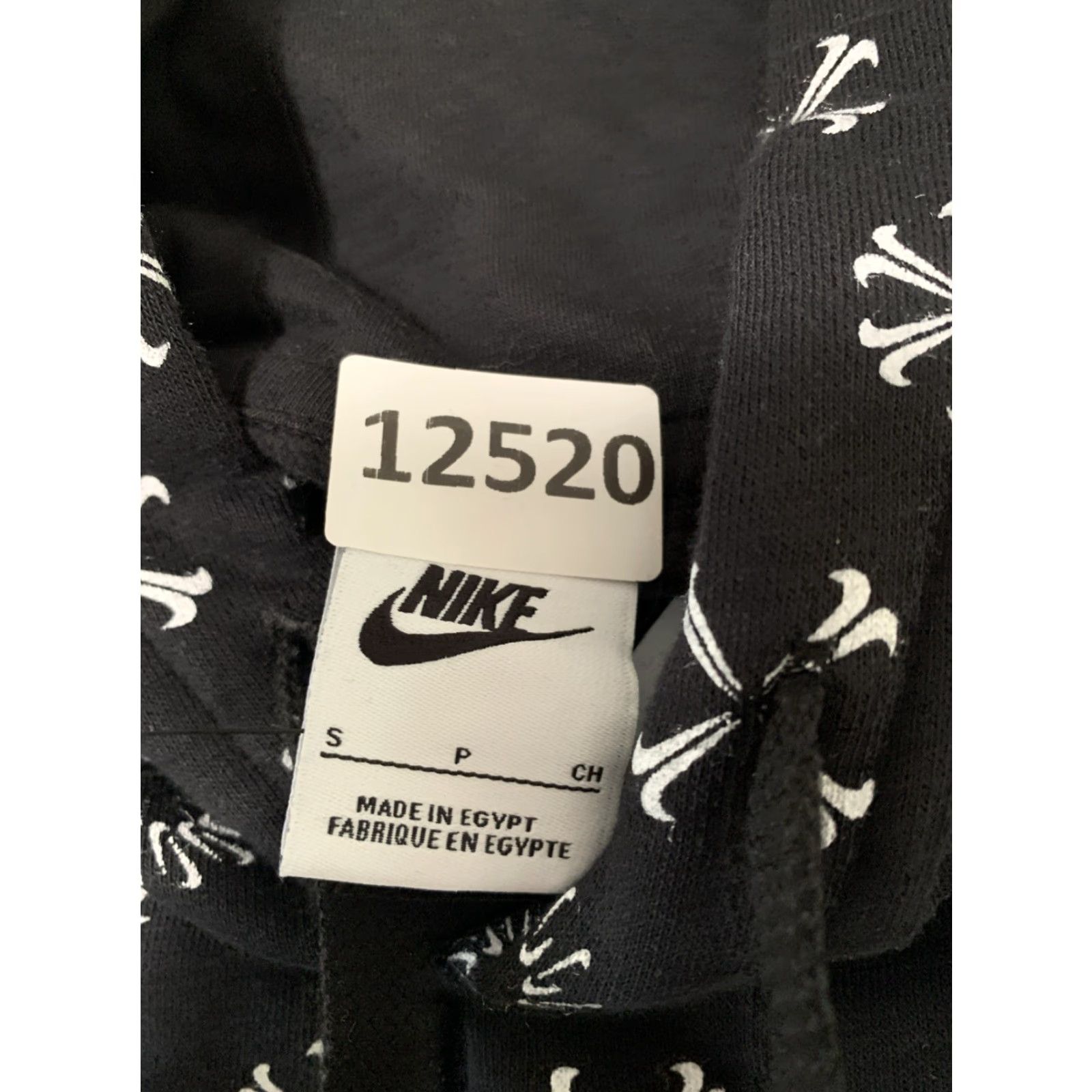 Nike Nike Hoodie Men’s All Over Snow Flake Logo Black/White Size S NWT-12520 Size US S / EU 44-46 / 1 - 2 Thumbnail
