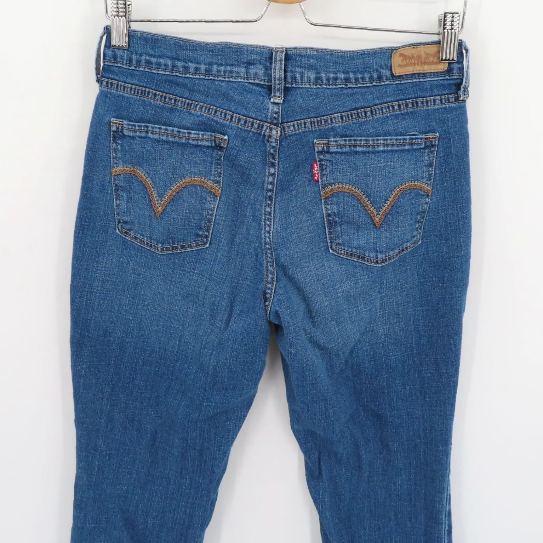 Levi's Levi's Jeans Women 4 Regular 515 Bootcut Blue Denim 5-Pocket Pockets Cotton Blend W27 L32 Pant Size 27" / US 4 / IT 40 - 6 Thumbnail