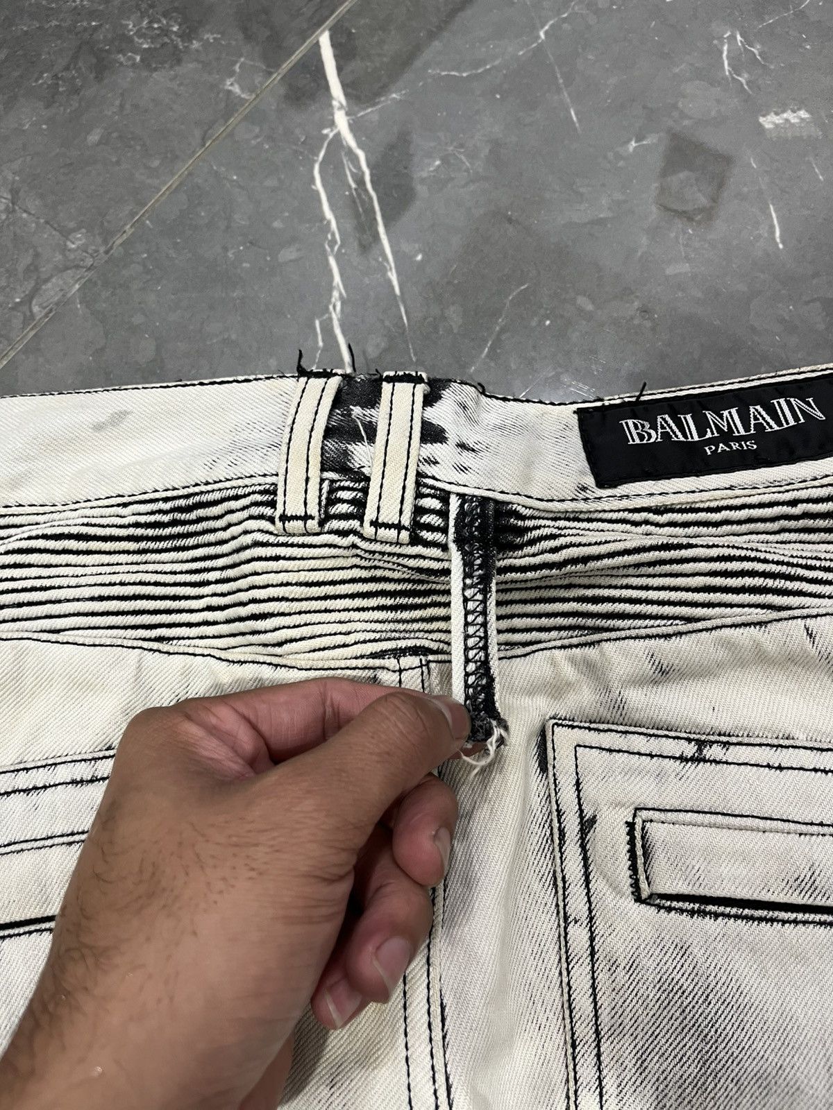 Balmain BALMAIN DECARNIN BLEACH WAXED Size US 32 / EU 48 - 11 Thumbnail