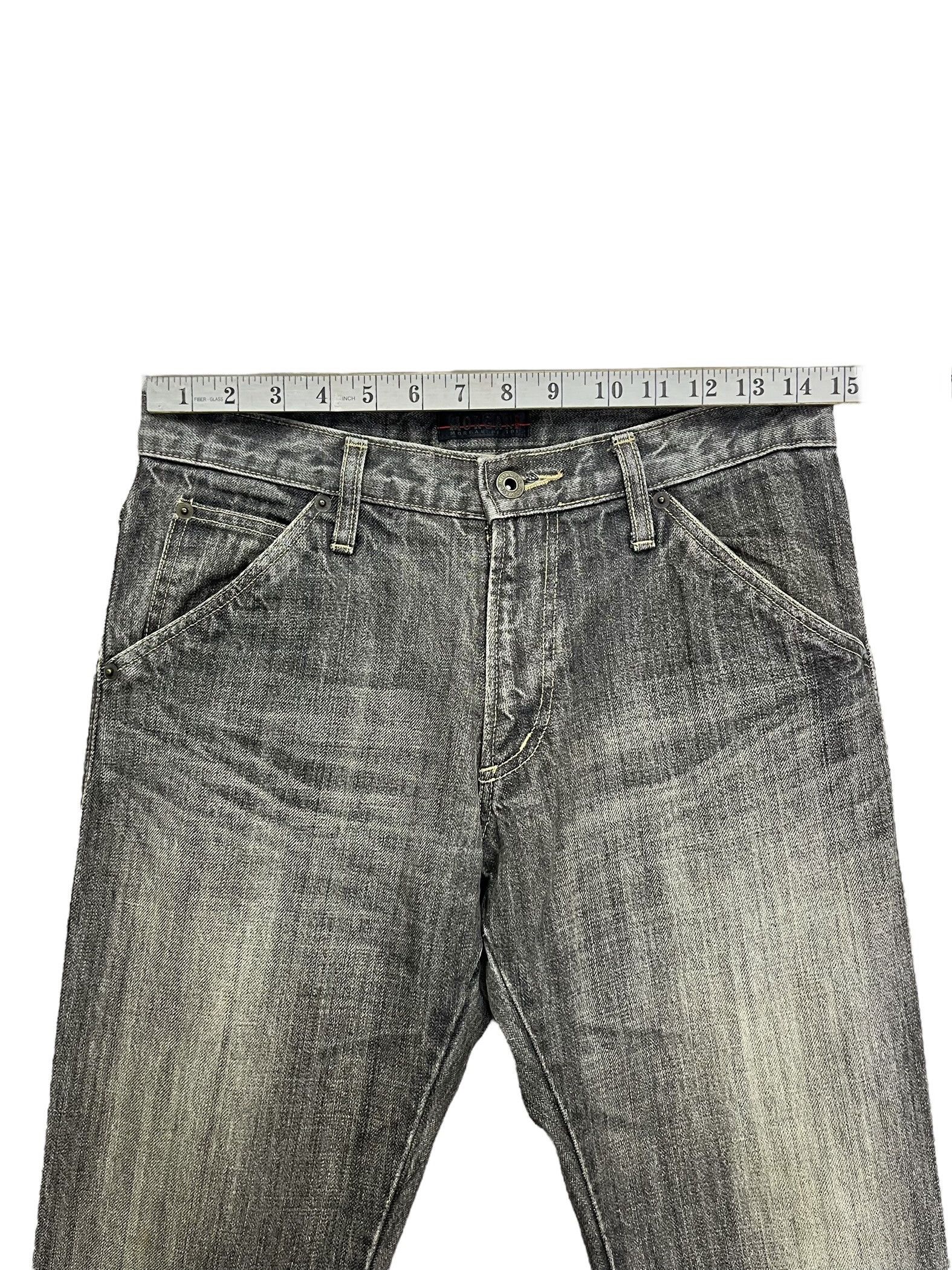Undercover 🔥90’s MORGAN HOMME Mud Wash Black Slim Flare LGB Style Size US 29 - 14 Thumbnail