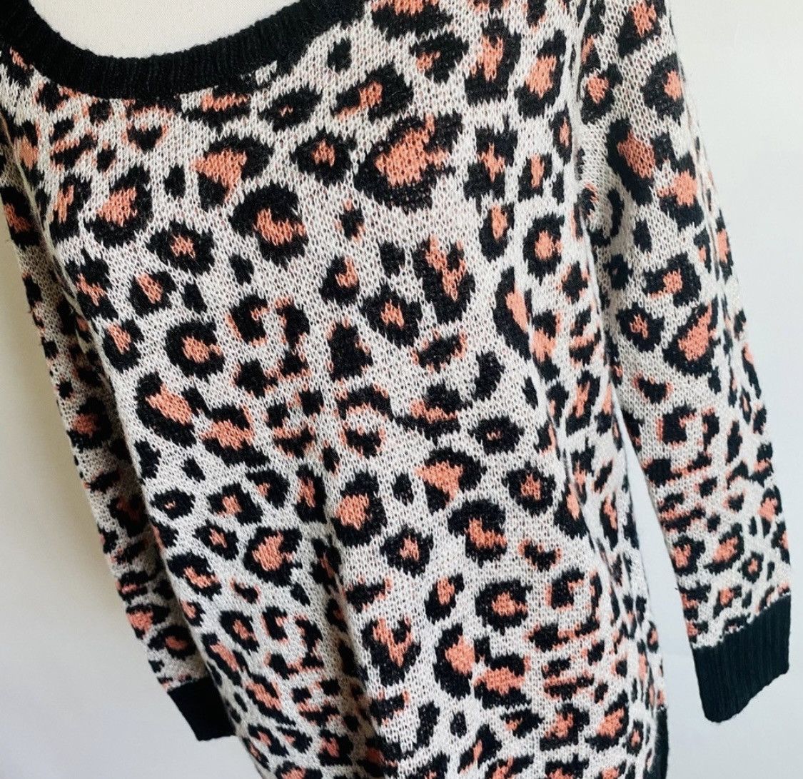 Kirra KIRRA PACSUN LEOPARD ANIMAL PRINT KNIT PULLOVER SWEATER Size S / US 4 / IT 40 - 5 Thumbnail