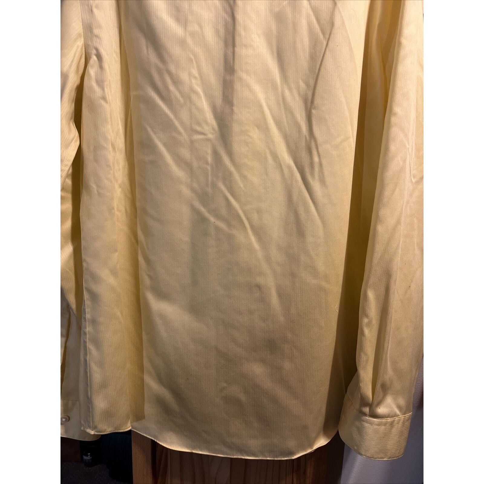 Kenneth Cole Kenneth Cole New York Men’s 15.5 34/35 Yellow Cotton Shirt Size US M / EU 48-50 / 2 - 11 Thumbnail