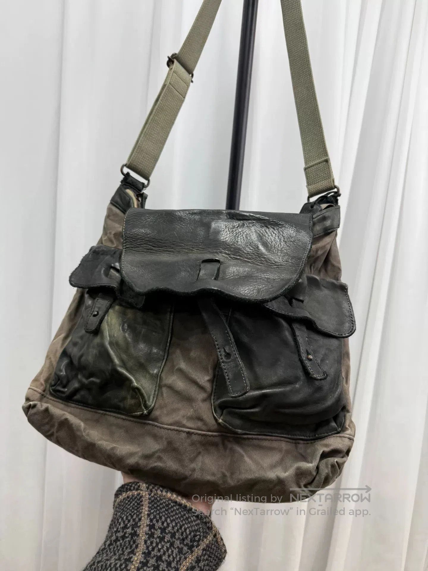 Yohji Yamamoto y's for men large capacity shoulder bag. Size ONE SIZE - 4 Thumbnail