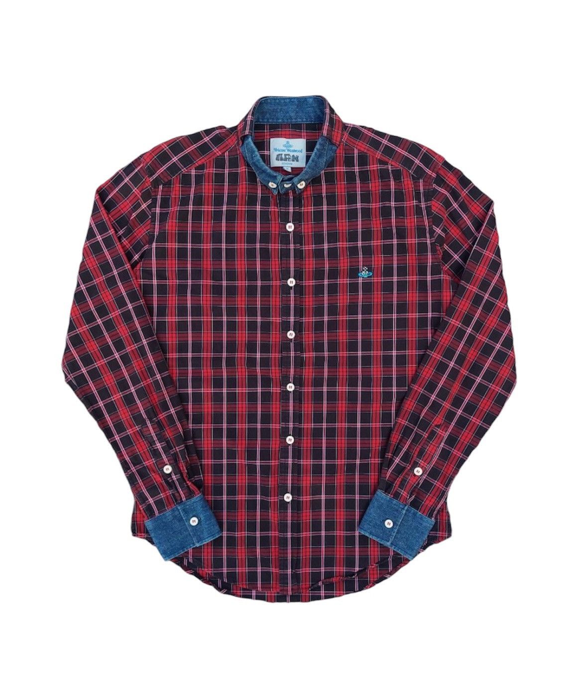 Vivienne Westwood Vivienne Westwood Small Logo Longsleeve Shirt Size US M / EU 48-50 / 2 - 1 Thumbnail