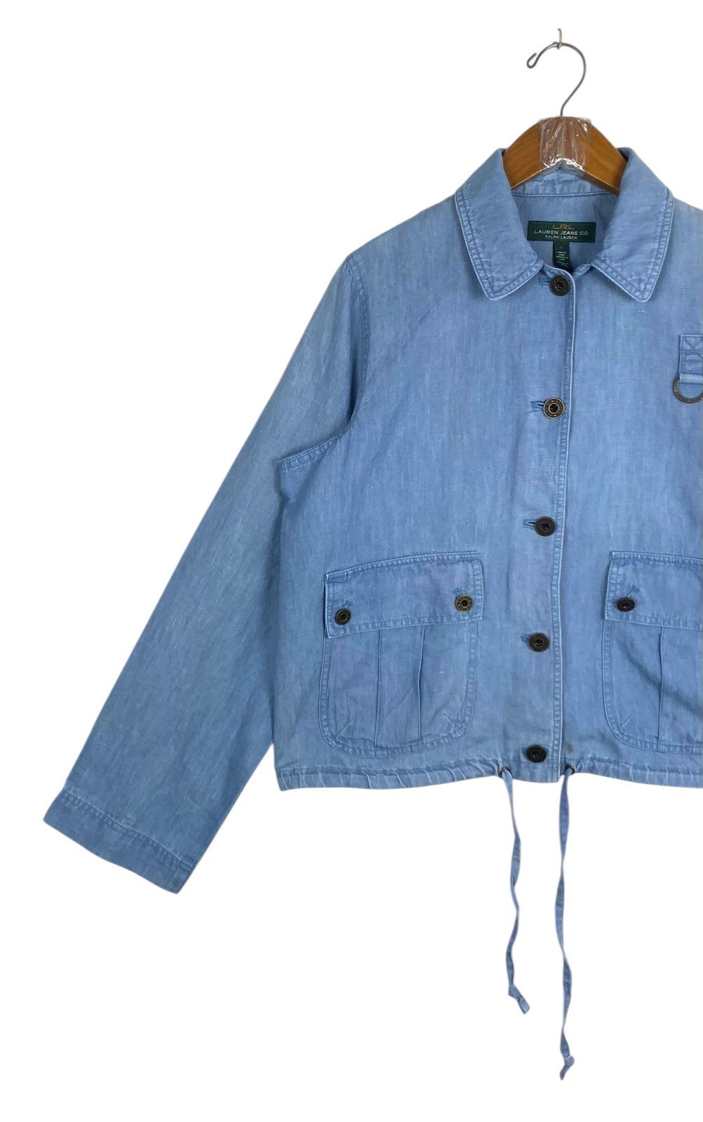 Ralph Lauren Rare‼️ Ralph Lauren Lightweight Denim Jacket Size L / US 10 / IT 46 - 2 Thumbnail