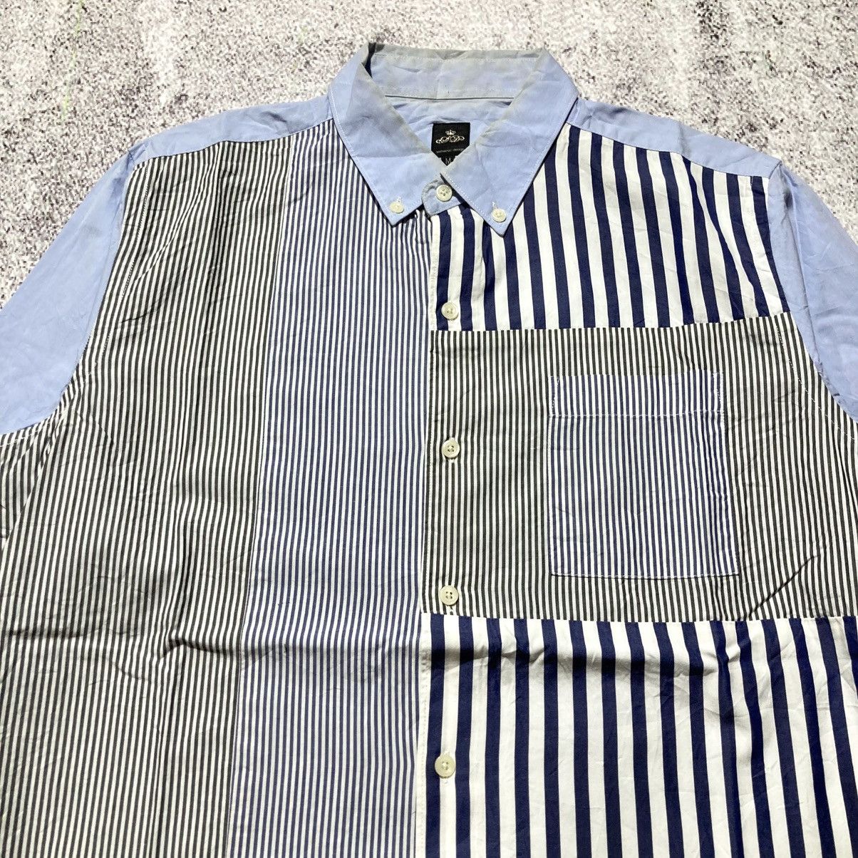 Japanese Brand 2000s Semanticdesign Stripe Pattern Shirt CDG Style Designer Size US M / EU 48-50 / 2 - 4 Thumbnail