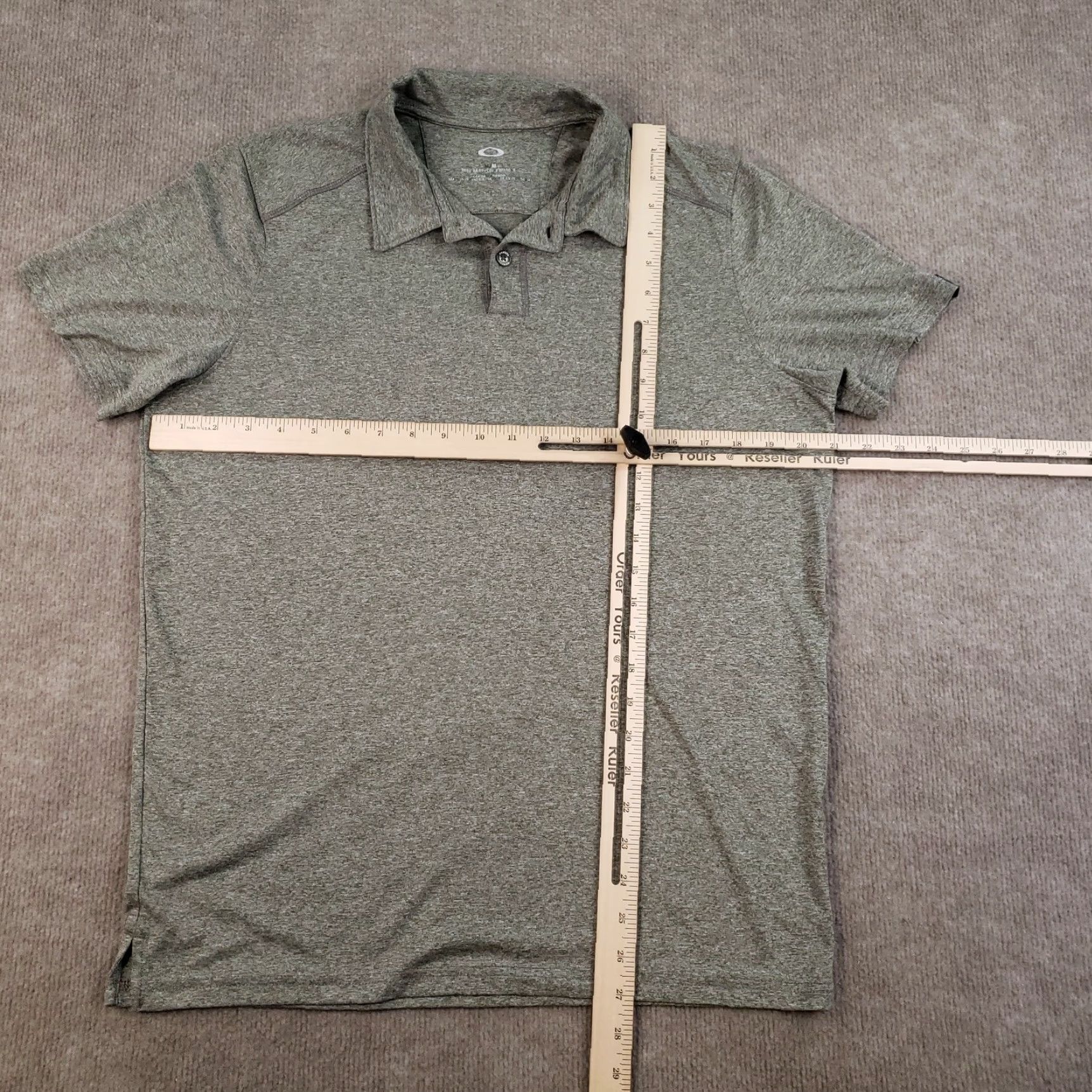 Oakley Oakley Polo Shirt Mens Medium Gray Regular Fit Performance Golf Athletic Shirt Size US M / EU 48-50 / 2 - 2 Thumbnail