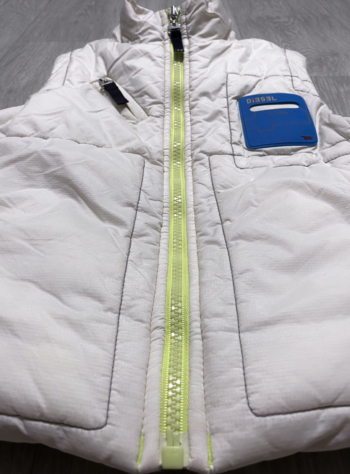 Diesel Women’s Diesel Gorpcore Techwear Vintage White Nylon Vest Size XS / US 0-2 / IT 36-38 - 8 Thumbnail