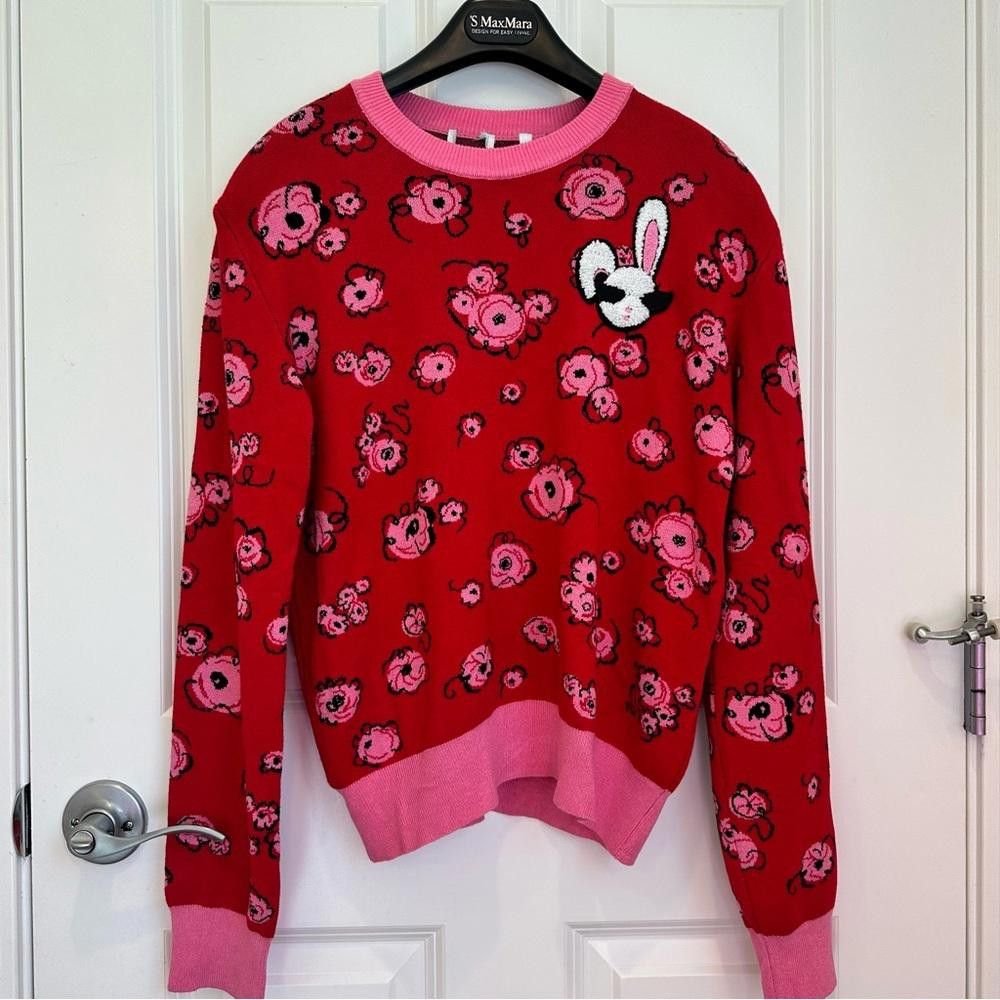 Designer Marella by Max Mara Label-cut Jacquard Sweater with Patch M Size M / US 6-8 / IT 42-44 - 1 Thumbnail