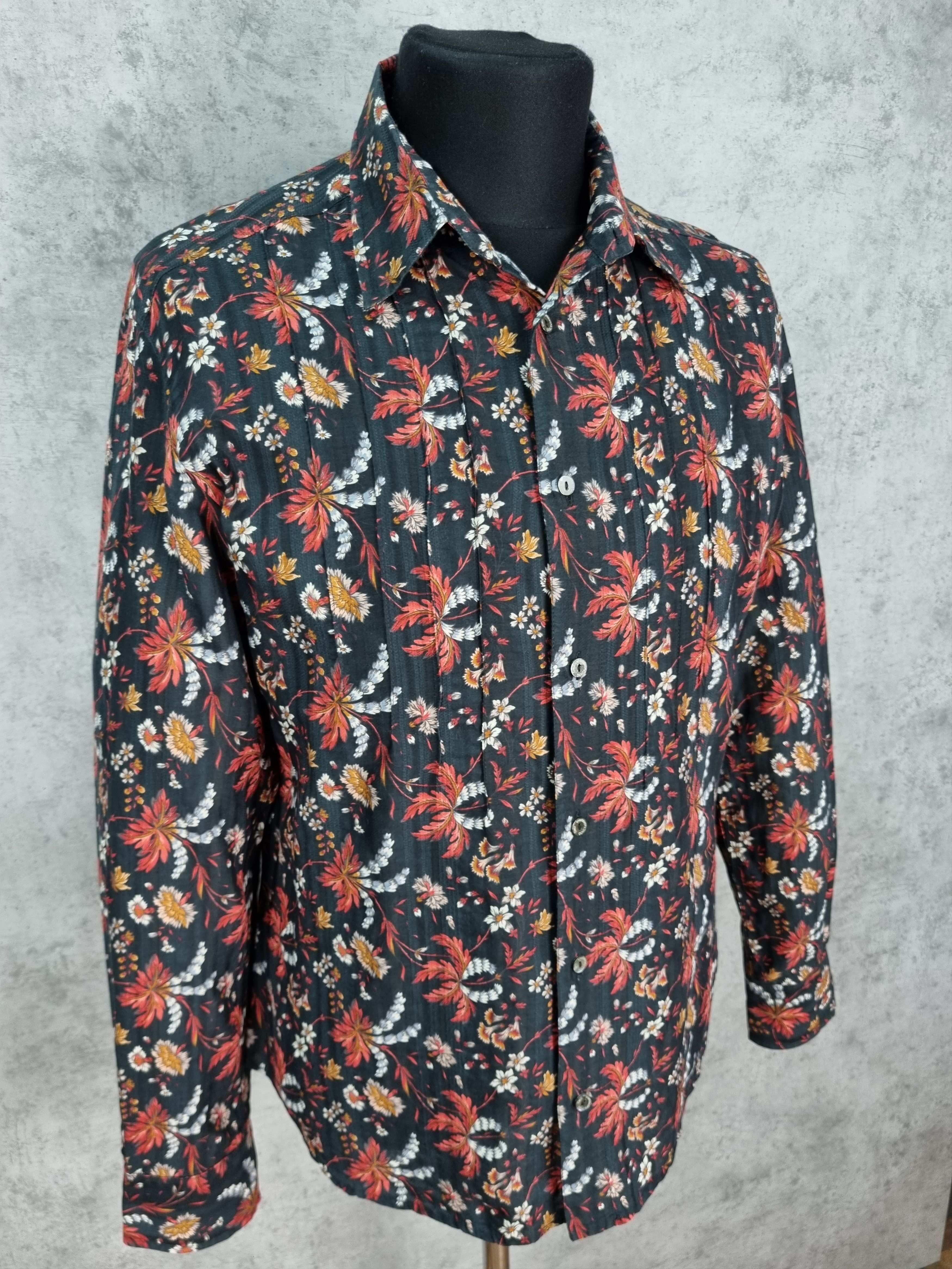Dolce & Gabbana Rare Dolce & Gabbana Floral All Over Shirt Size US L / EU 52-54 / 3 - 14 Thumbnail