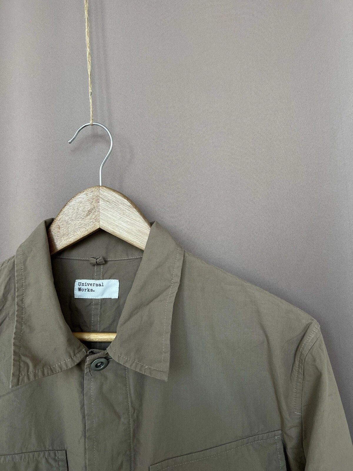 Universal Works Universal Works Button Shirt Mens Size M Beige Overshirt Size US M / EU 48-50 / 2 - 6 Thumbnail