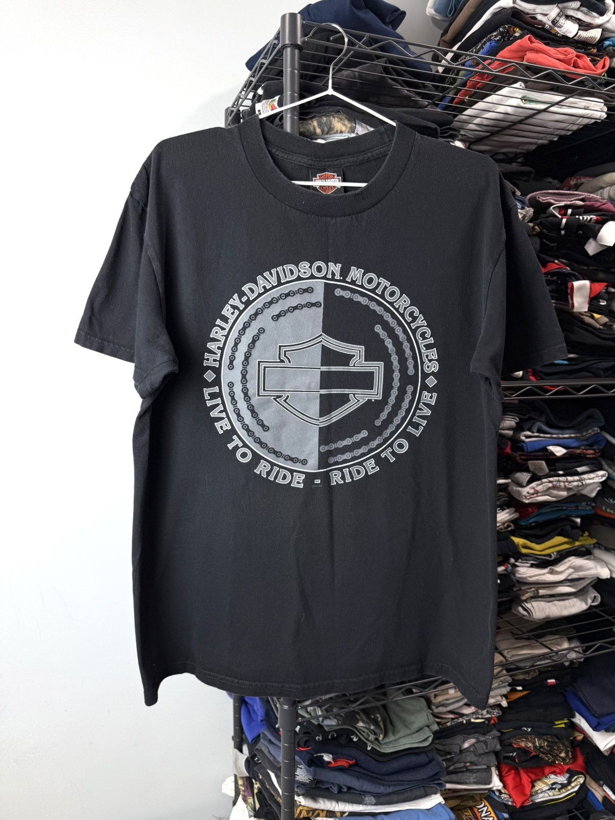 Harley Davidson Vintage Harley Davidson Clearwater Florida Sexy Girl T Shirt Size US L / EU 52-54 / 3 - 2 Thumbnail