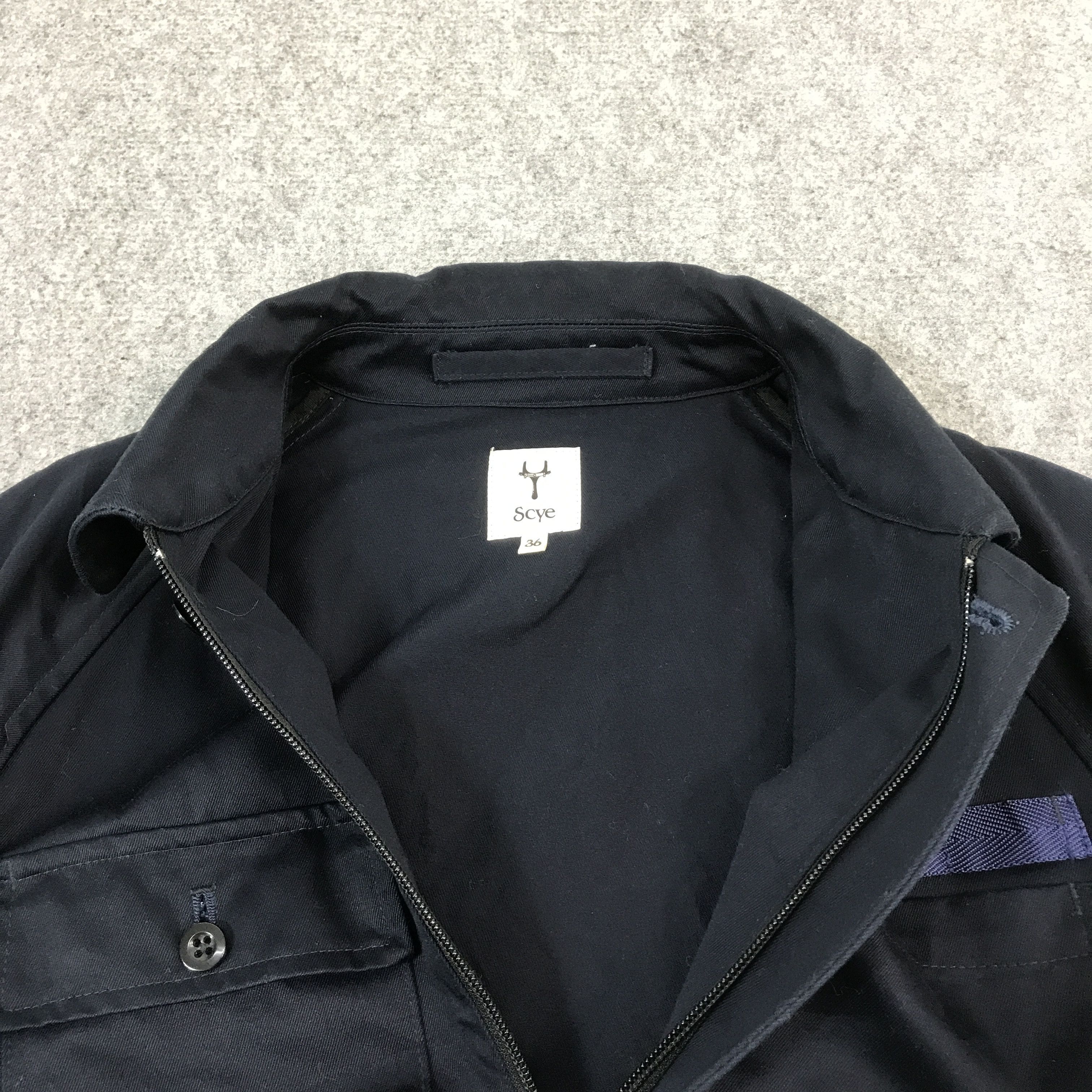 SCYE Scye X Masterplece Japan Navy Workers jacket Size US L / EU 52-54 / 3 - 5 Thumbnail