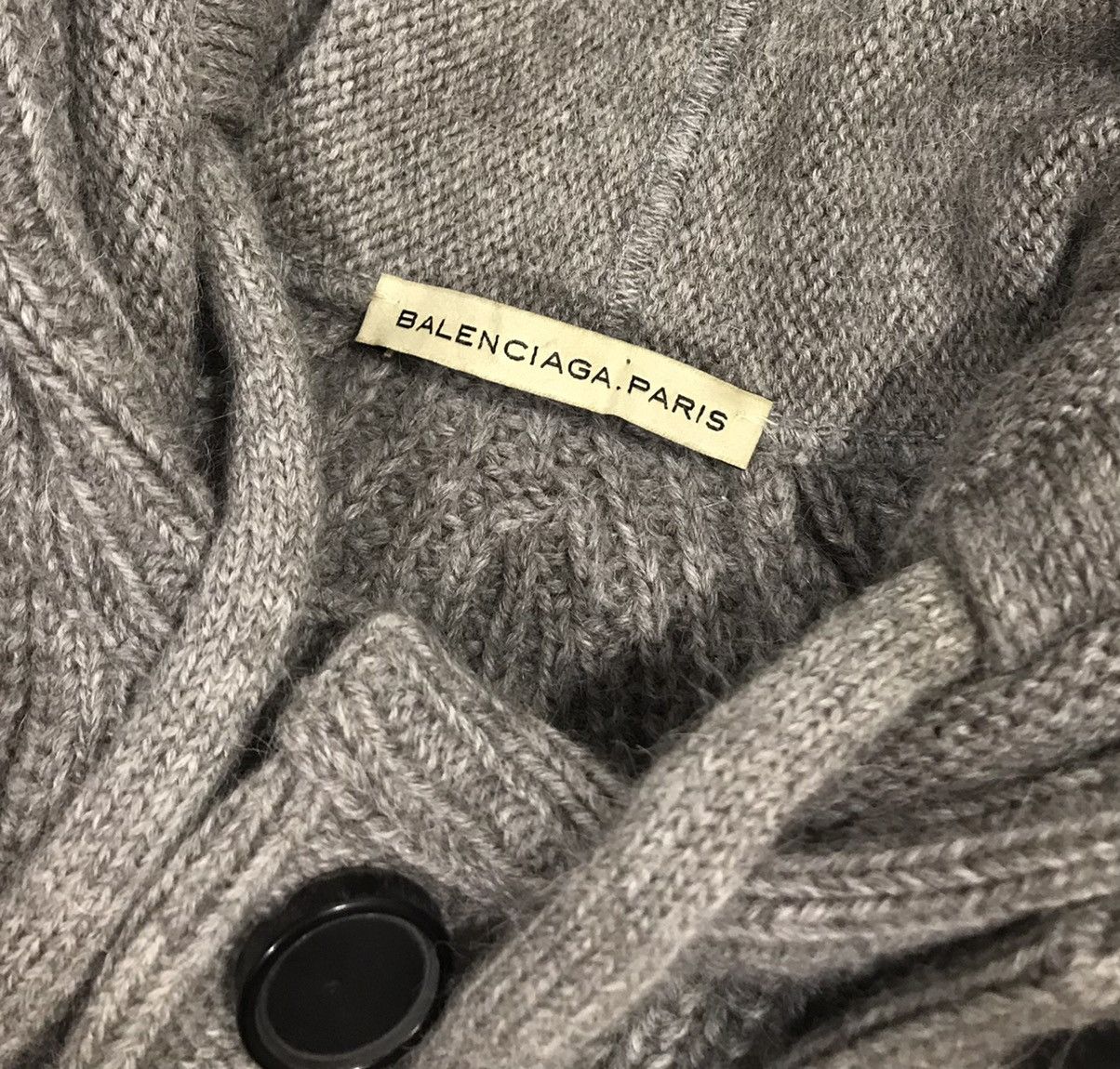 Balenciaga Balenciaga Women's Knitted Long Hooded Sweater AW2006 Size M / US 6-8 / IT 42-44 - 8 Thumbnail
