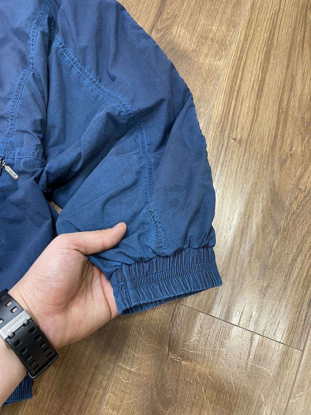 Nike Vintage Nike 90’s Y2K Big Logo Drill Nylon Bomber Jacket Size US M / EU 48-50 / 2 - 6 Thumbnail