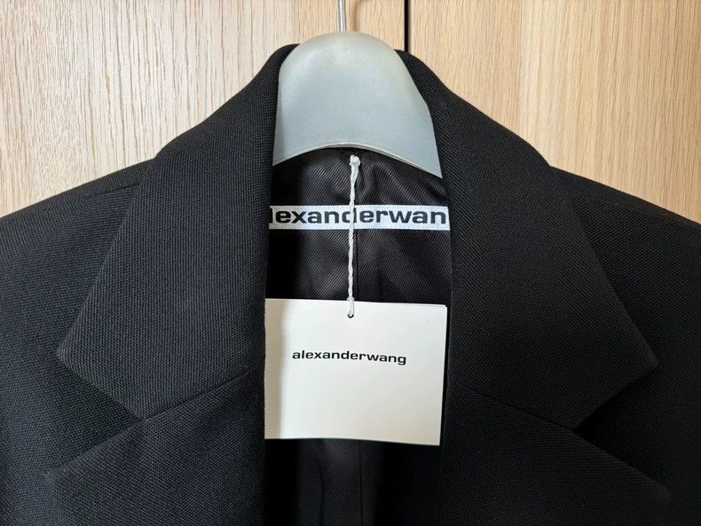 Alexander Wang Alexandre Wang Black Wide-Shoulder Blazer- Size M / US 6-8 / IT 42-44 - 3 Thumbnail