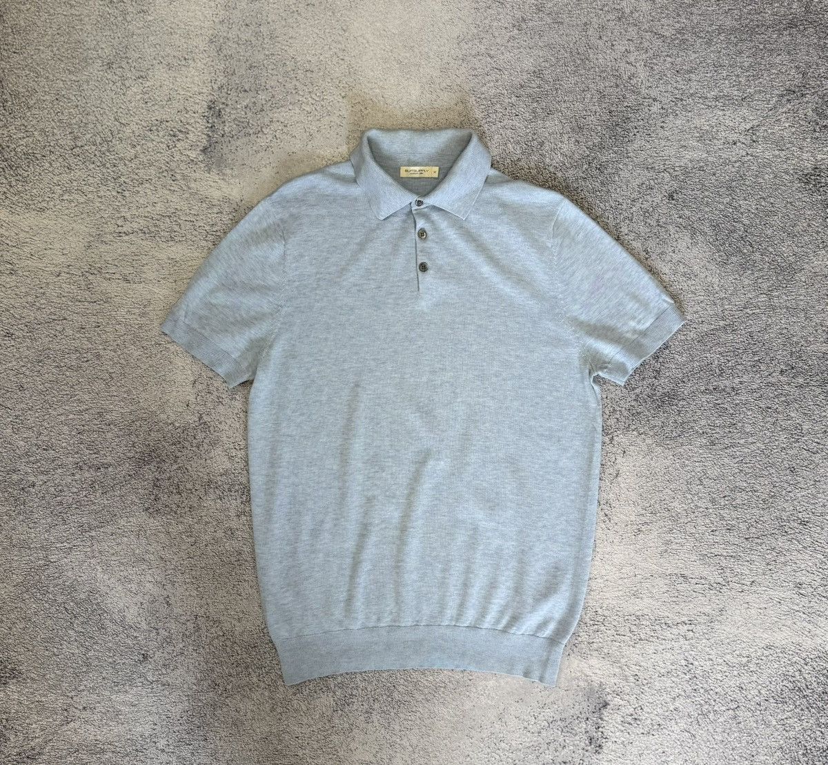 Suitsupply Suitsupply Knitted Polo Shirt Silk Cotton Blue Men M Luxury Size US M / EU 48-50 / 2 - 1 Thumbnail