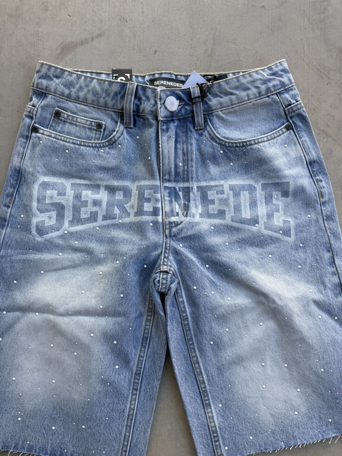 Other Serenede Dynasty Denim Shorts – Light Blue Size 28 NWT Size US 28 / EU 44 - 5 Thumbnail