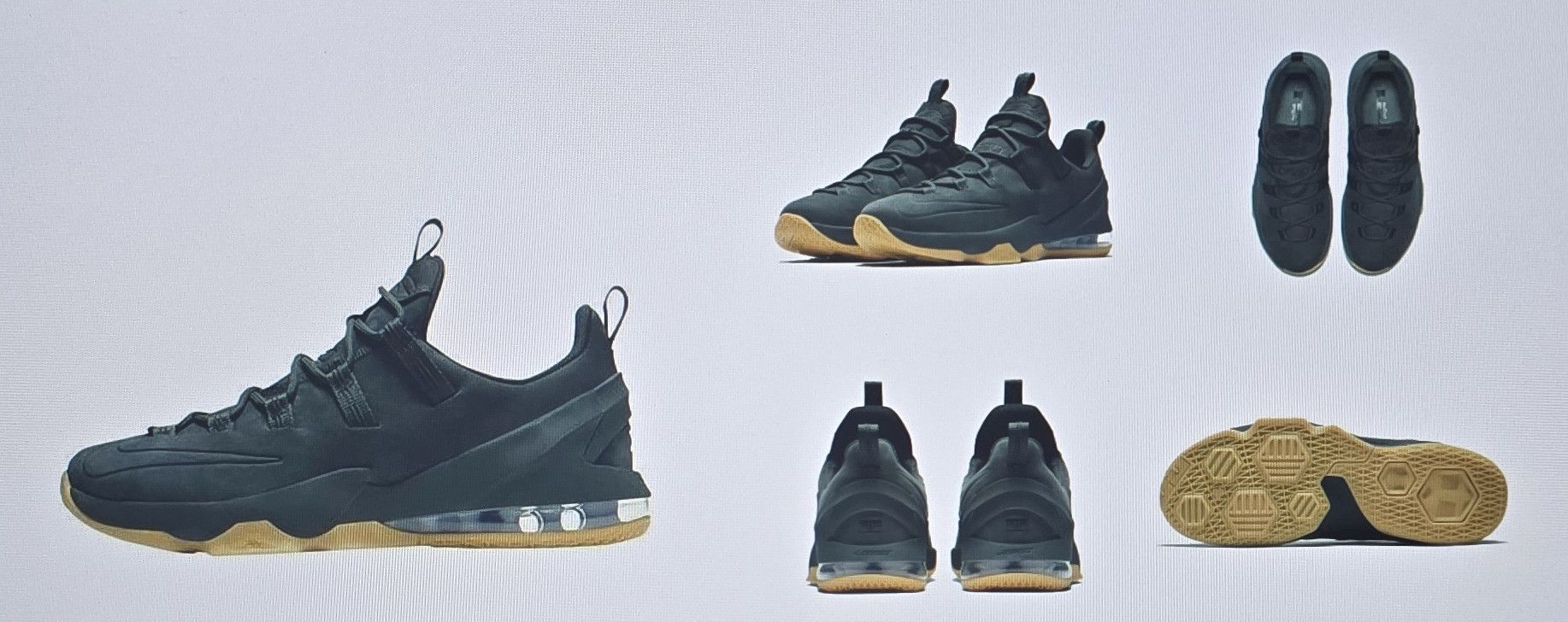 Nike Nike Nike LeBron 13 Low Premium Anthracite Size US 11 / EU 44 - 8 Thumbnail