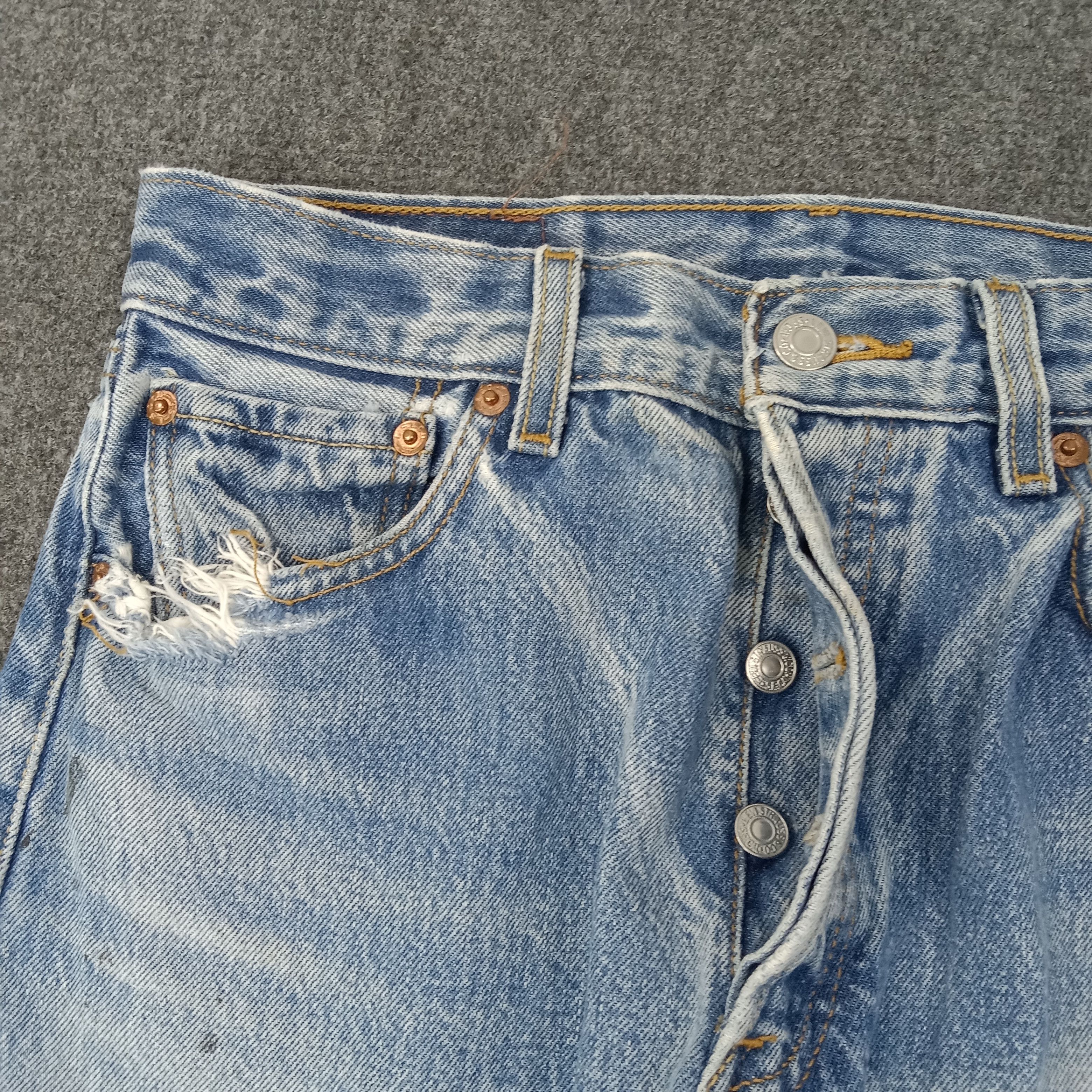 Levi's Levi's 501 American Distressed Denim Jeans C252N10 Size US 28 / EU 44 - 3 Thumbnail
