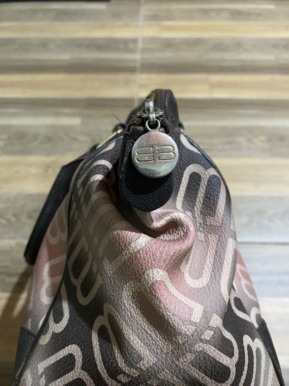 Balenciaga 💥NEED GONE💥 VINTAGE BALENCIAGA BAG MONOGRAM BB Size ONE SIZE - 12 Thumbnail